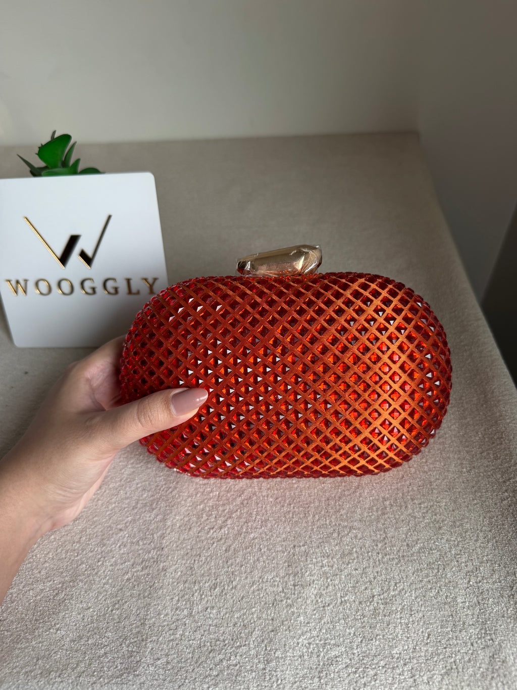 Belle Clutch Orange