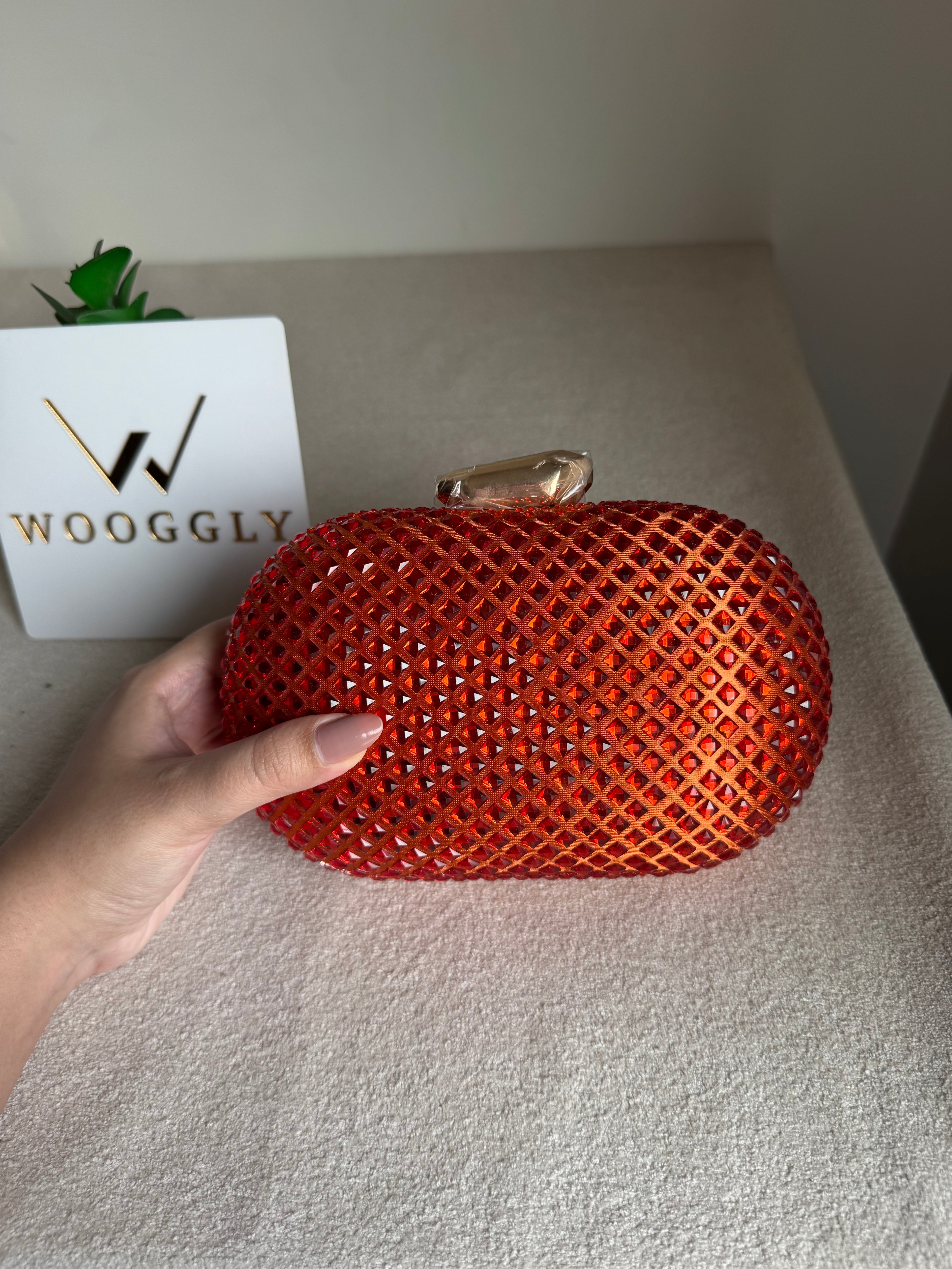 Belle Clutch Orange