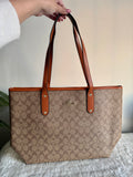 COACH TOTE BAG PREMIUM (Apricot Brown) - BOX PACKING