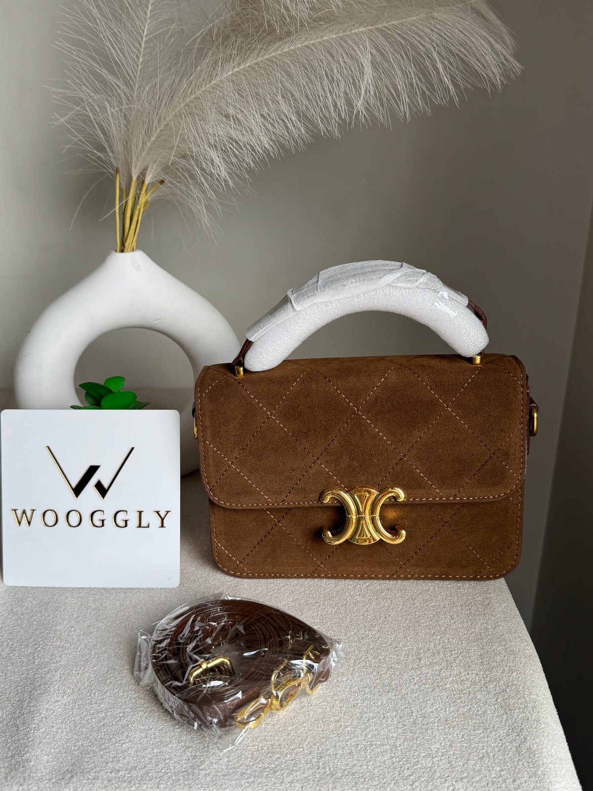 Premium Chloe Hand Bag Brown