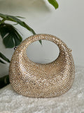 Viral Swarovski Clutch - Mini Gold