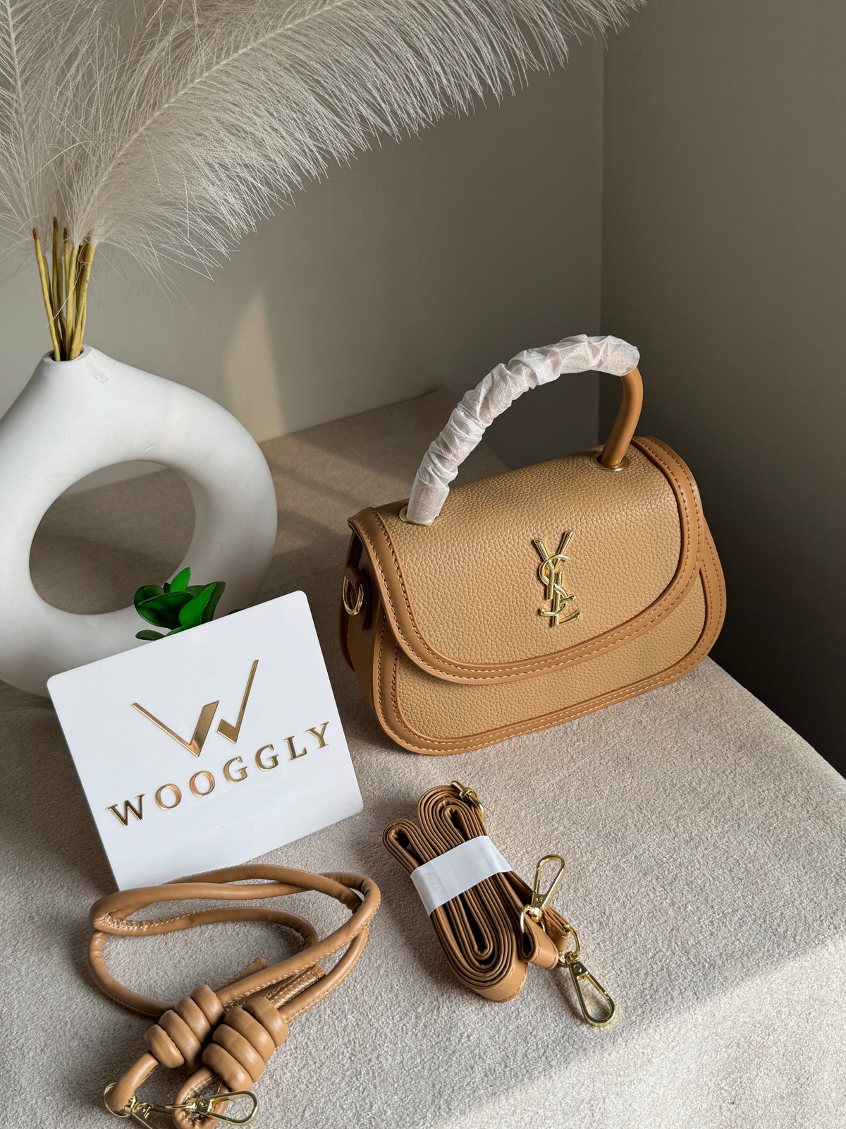 YSL Hand Bag Brown
