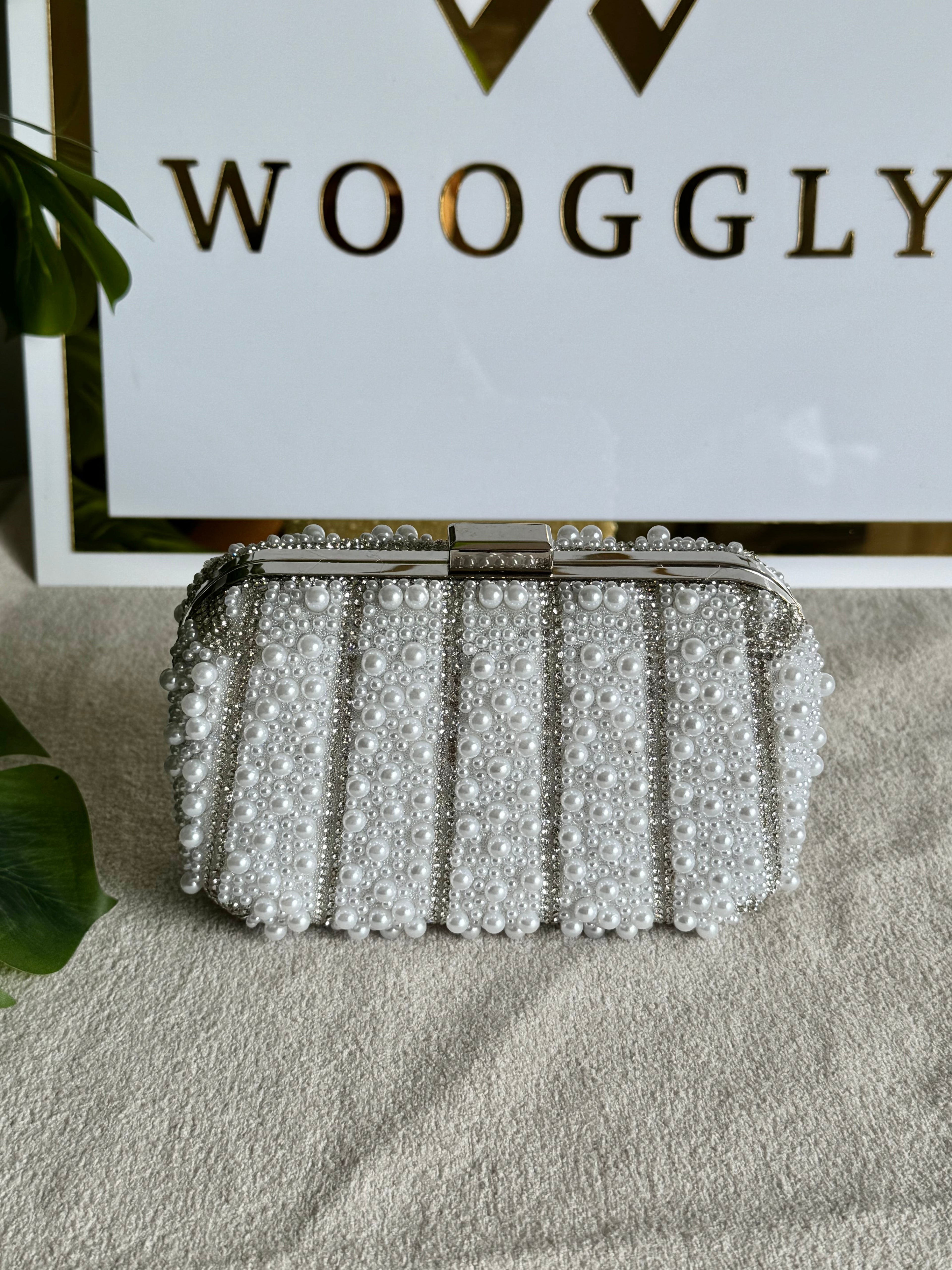 Cloud Pearl Clutch