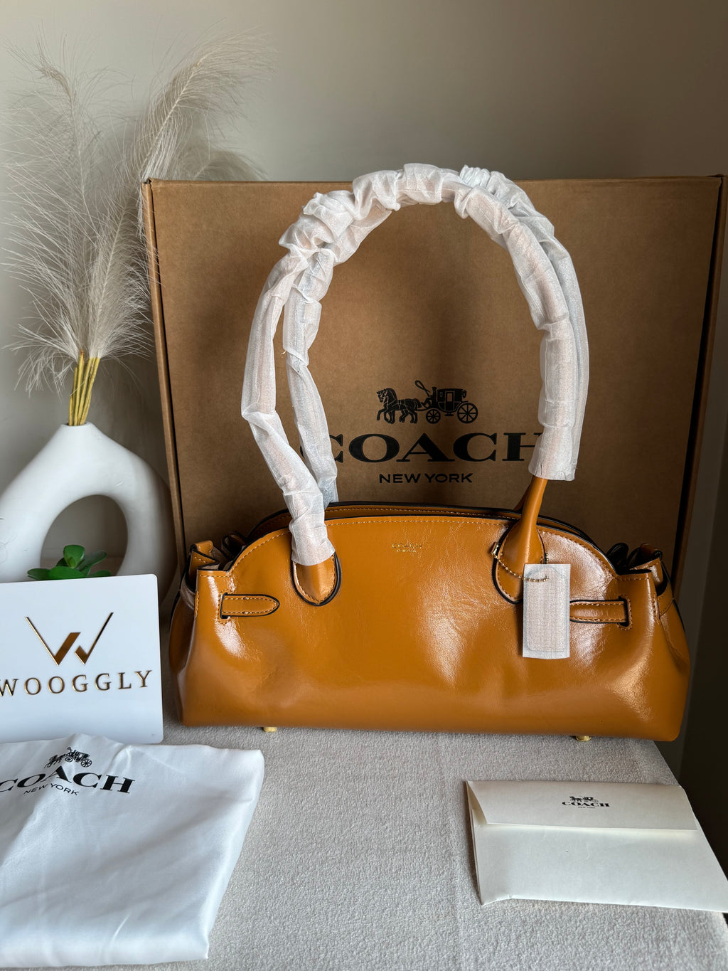 COACH Empire Bag EXTREMELY PREMIUM (Khaaki) - BOX PACKING