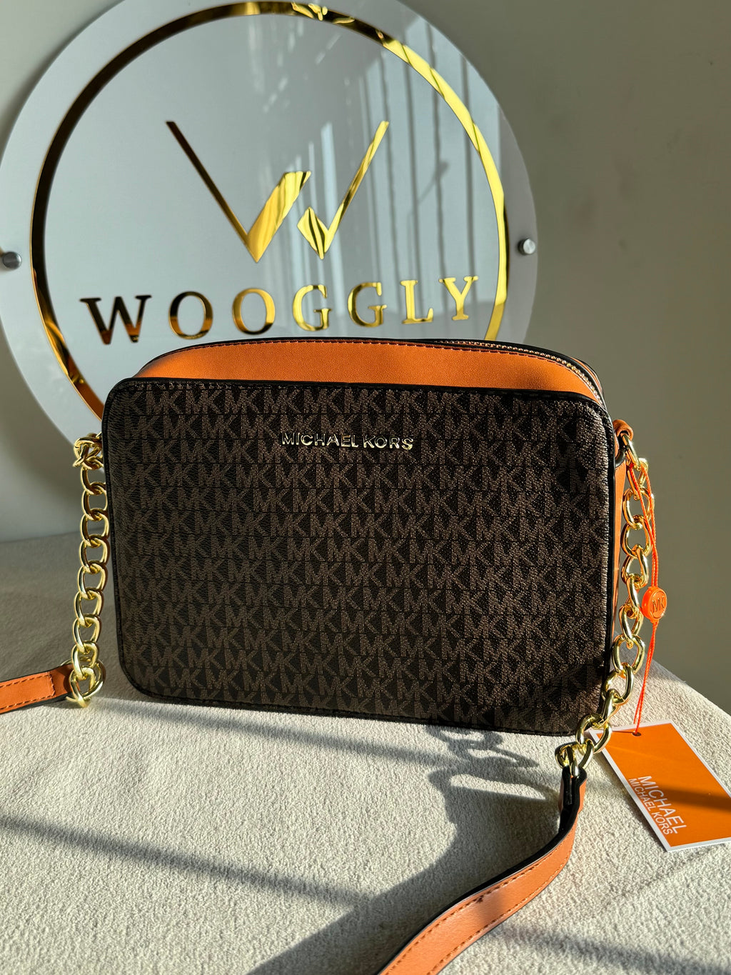 Premium Michael Kors Crossbody Bag (Brown)