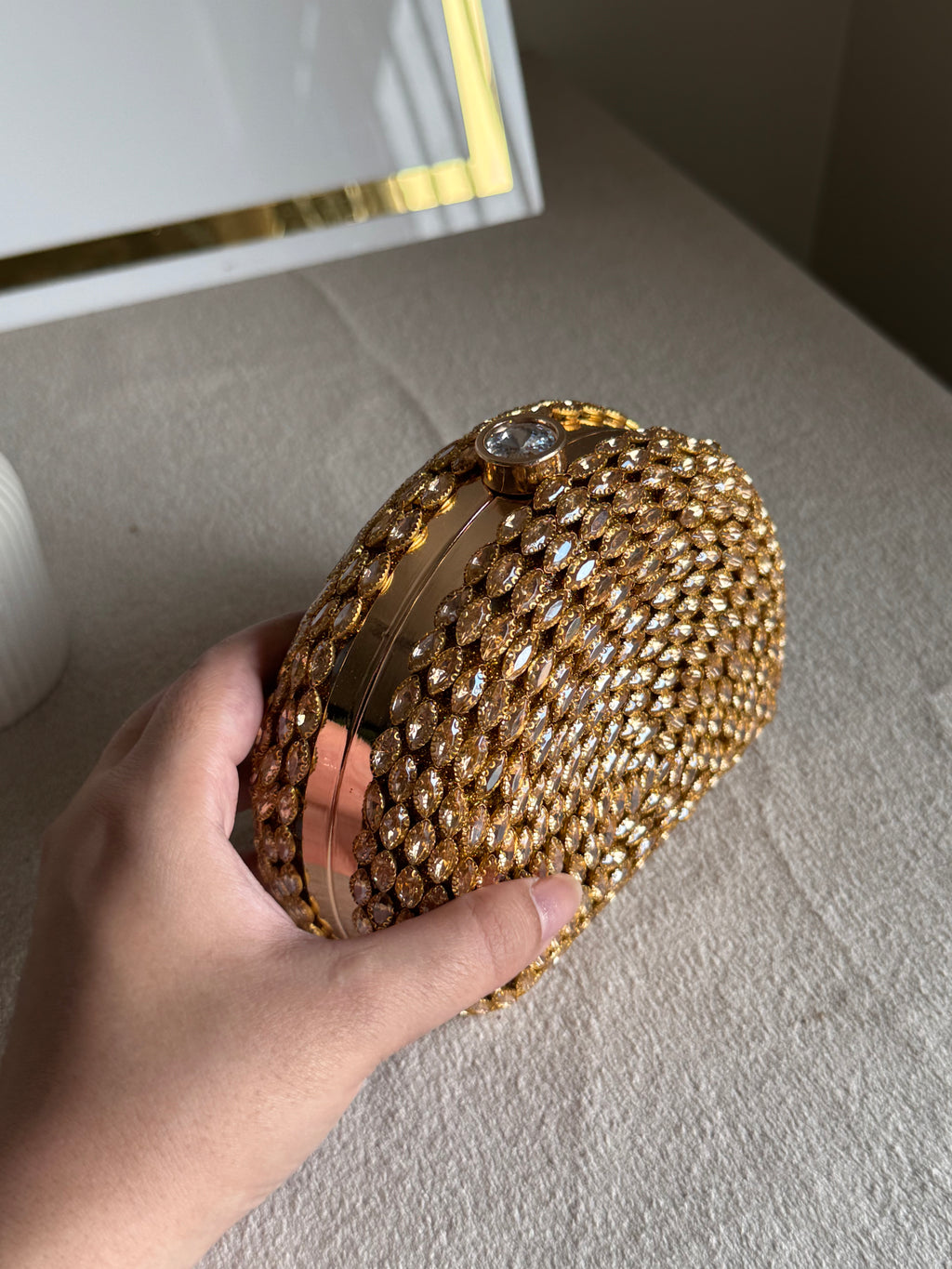 Zeenat Clutch (Gold)