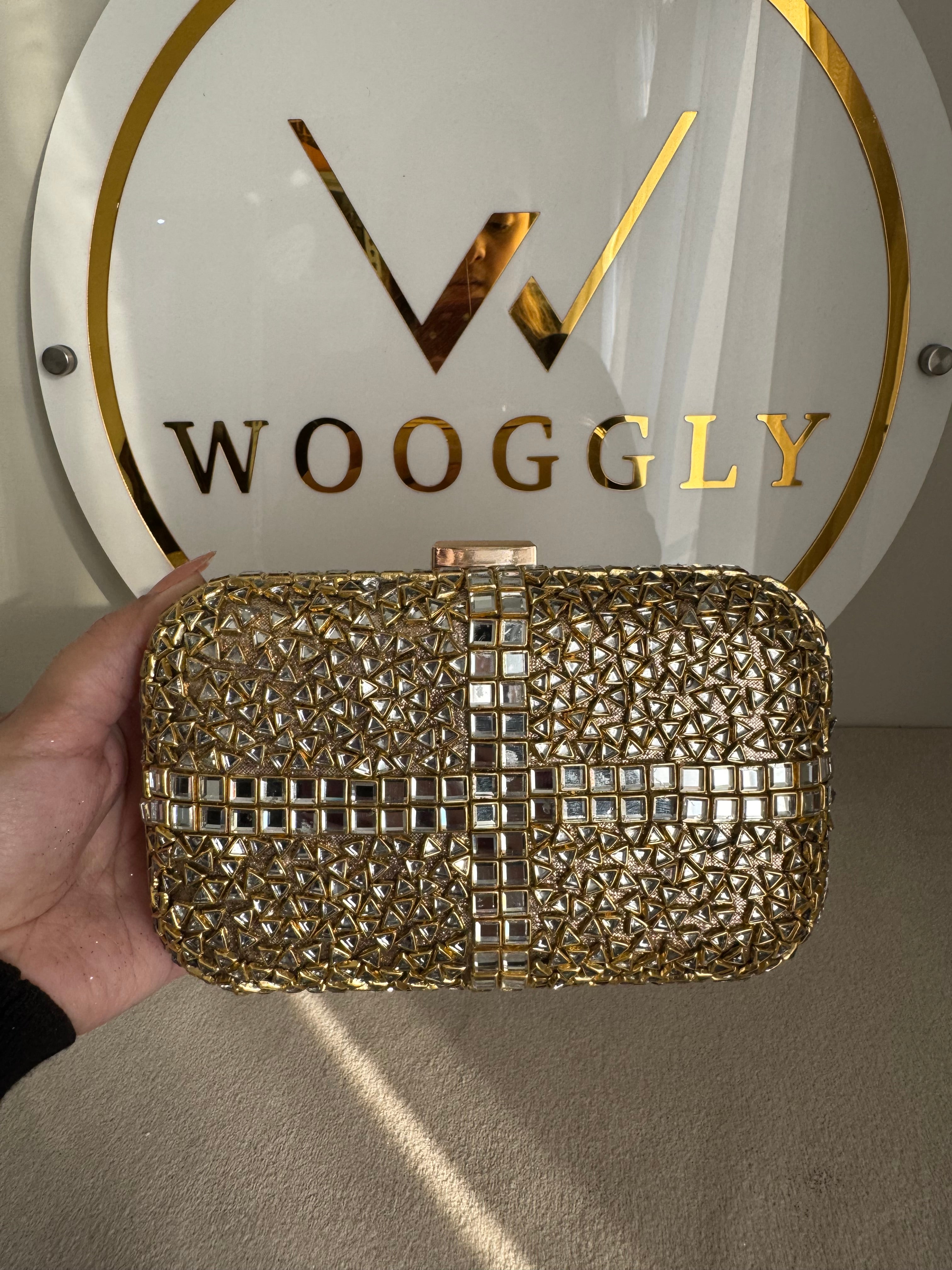 Classy Kundan Clutch