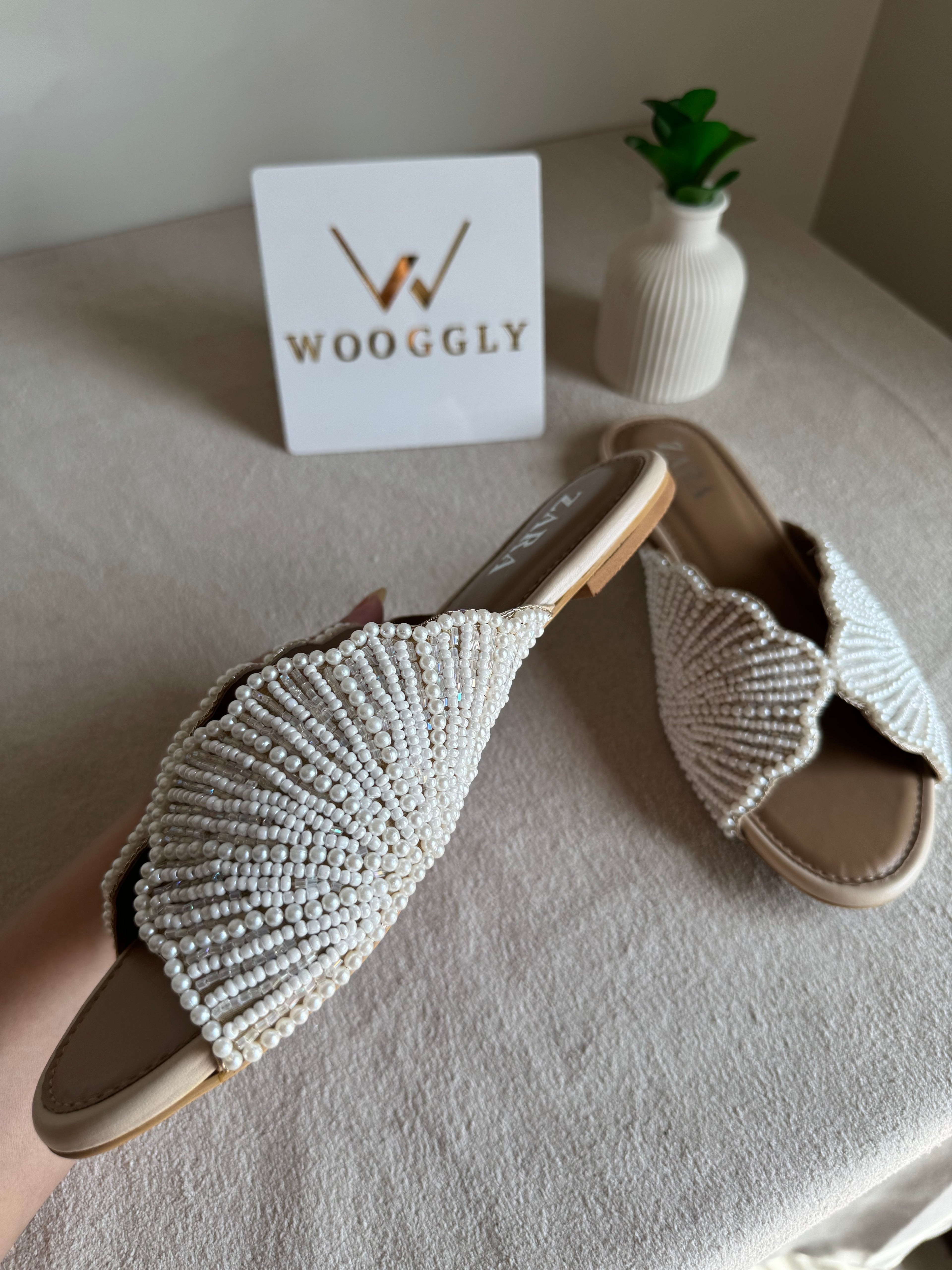 Viral Zara Slides - Cream