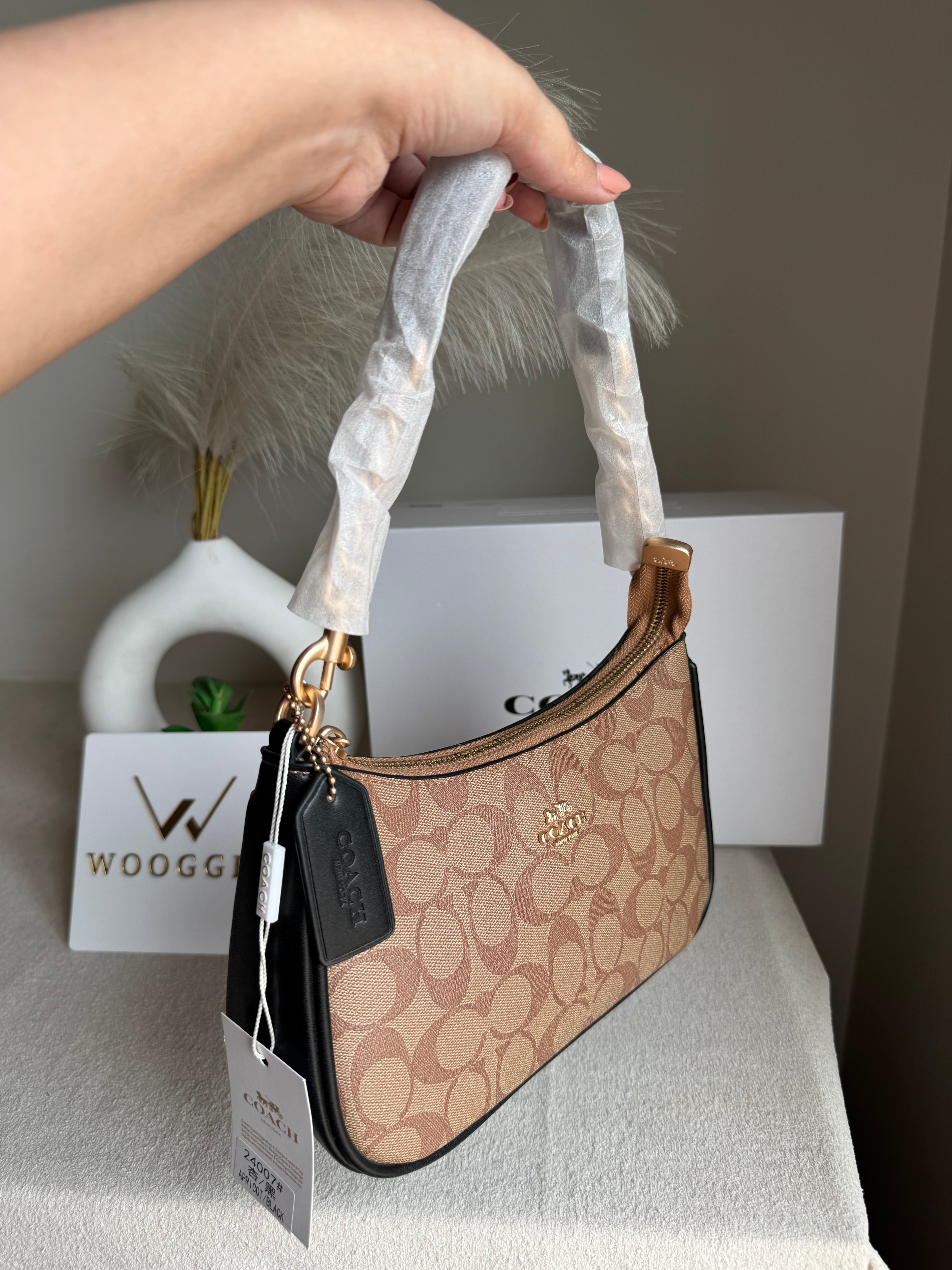 COACH TERI PREMIUM (Apricot Black) - BOX PACKING