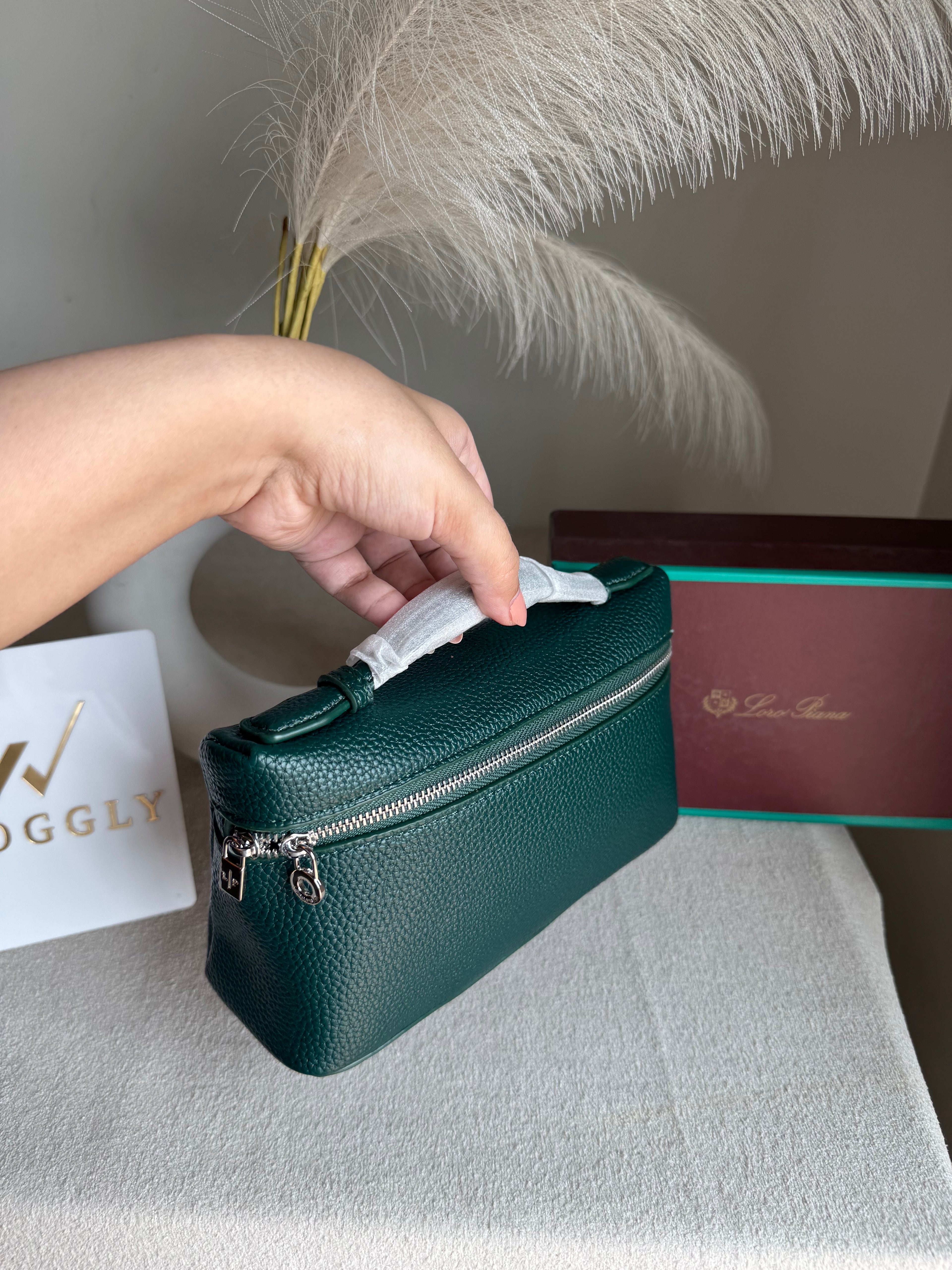Loro Piana Premium Signature Bag - Green