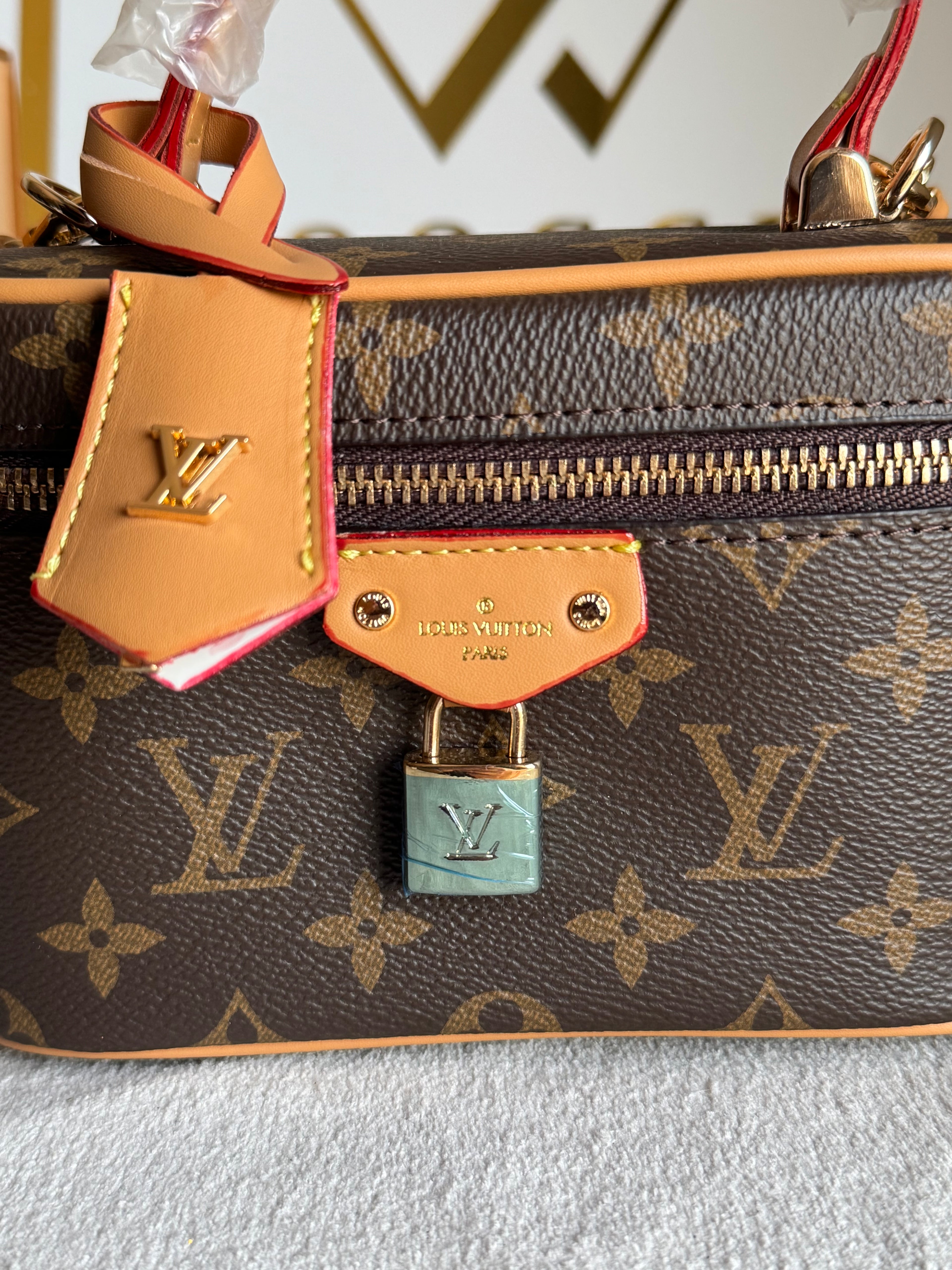 LV Bucket Bag with Strap - Brown (BOX PACKING)