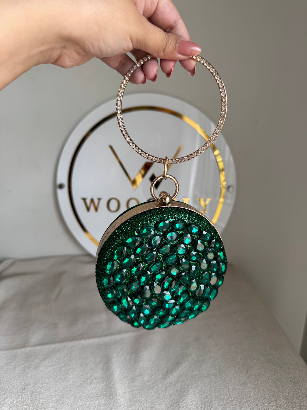 Sugar Plum Clutch - Emerald Green