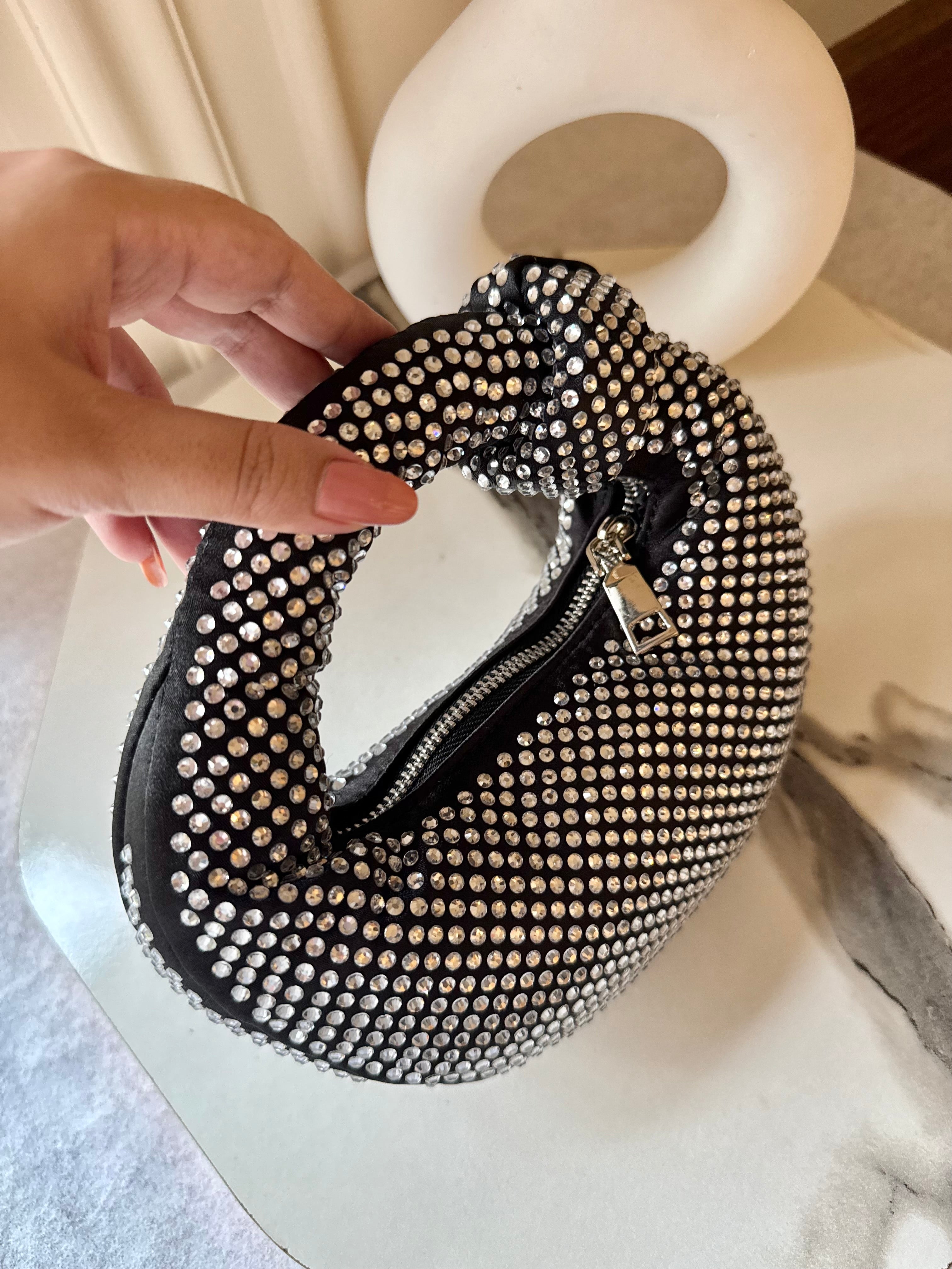 JW PIE Inspired Rhinestone Bag
