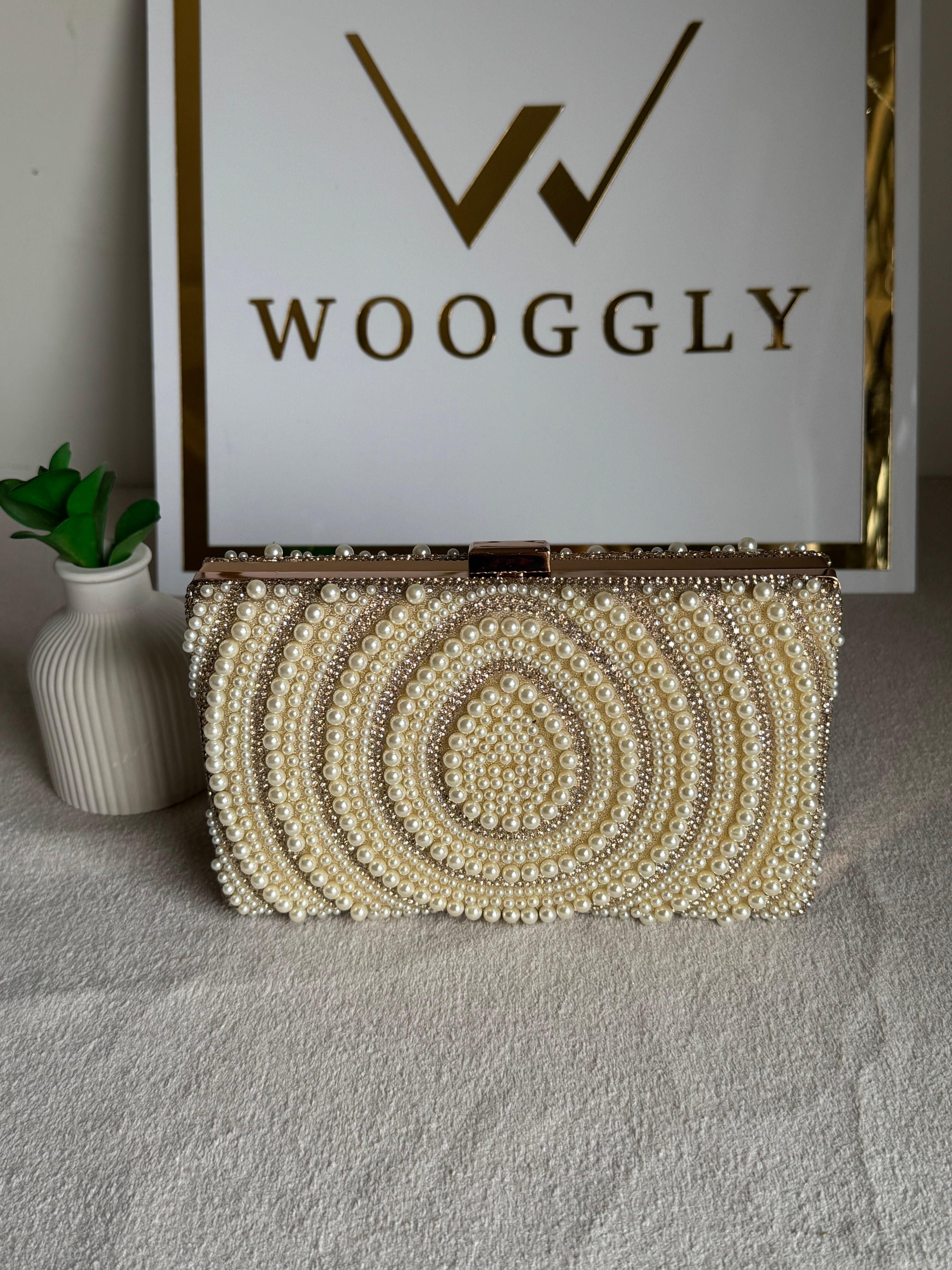 Forever Pearl Clutch