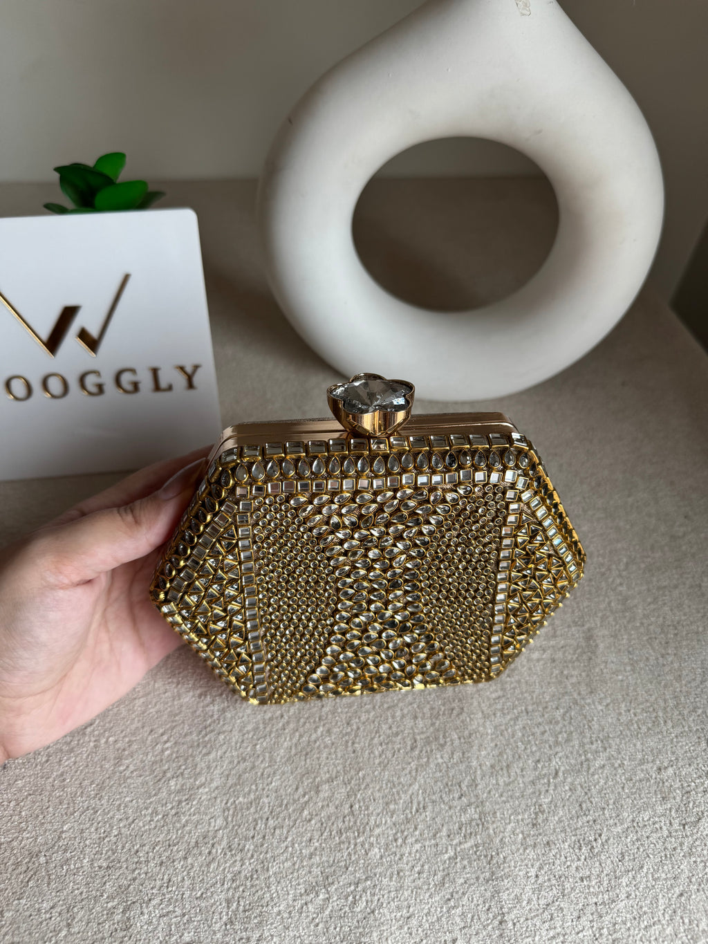 Kundan Diva Clutch Design 1