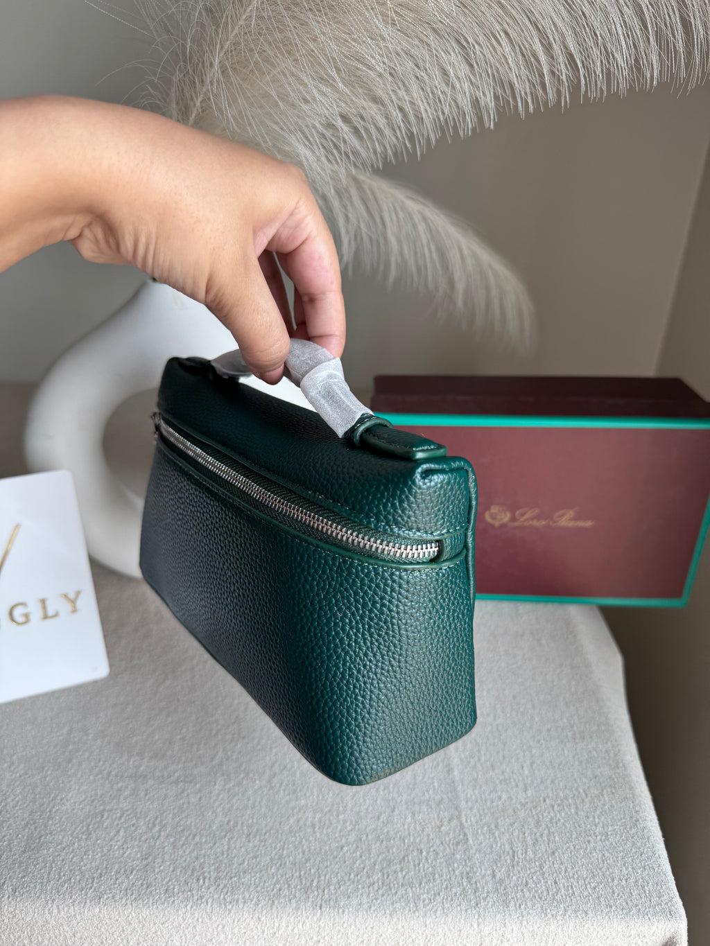 Loro Piana Premium Signature Bag - Green