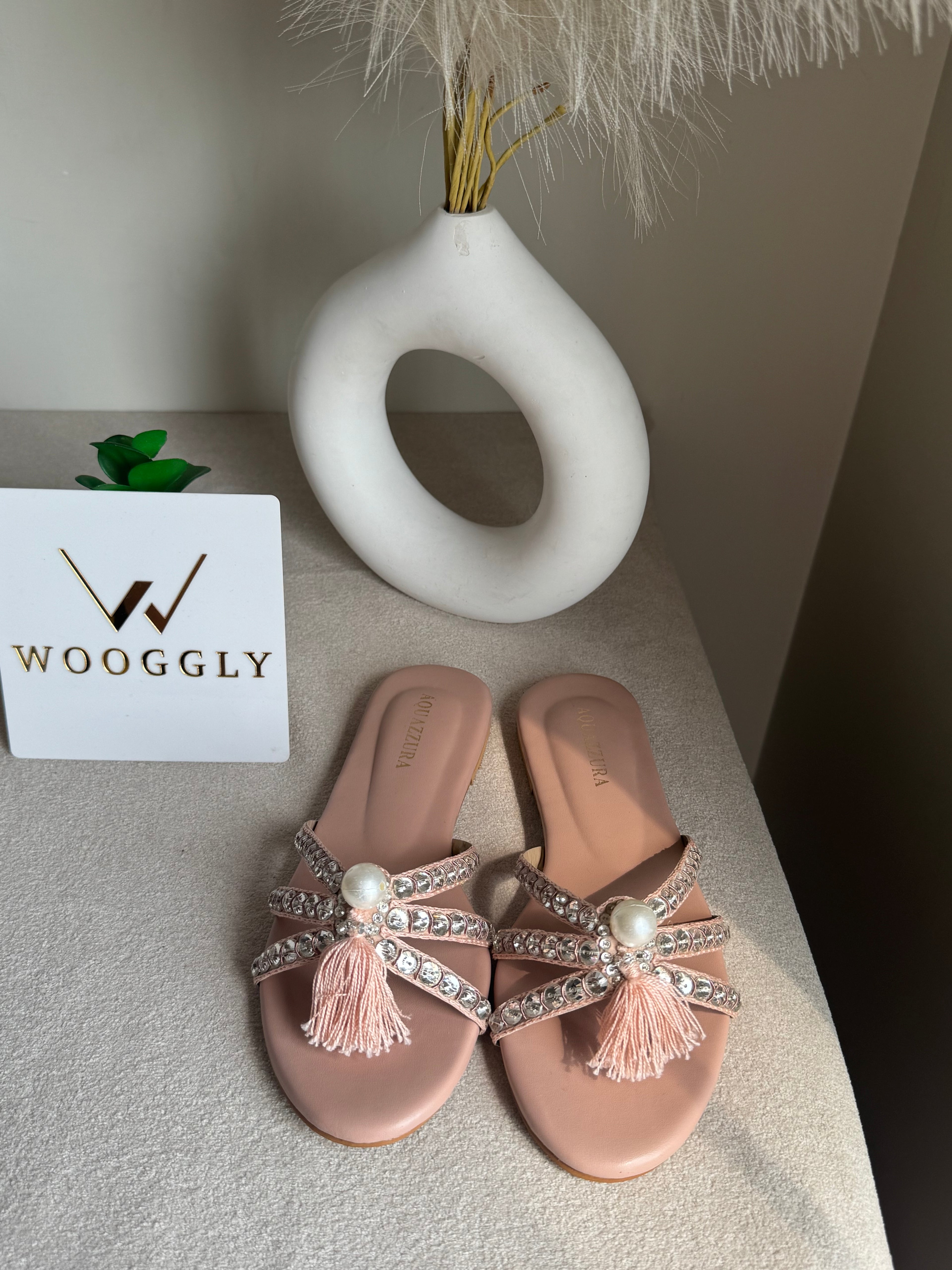 Angel Slides - Tea Pink
