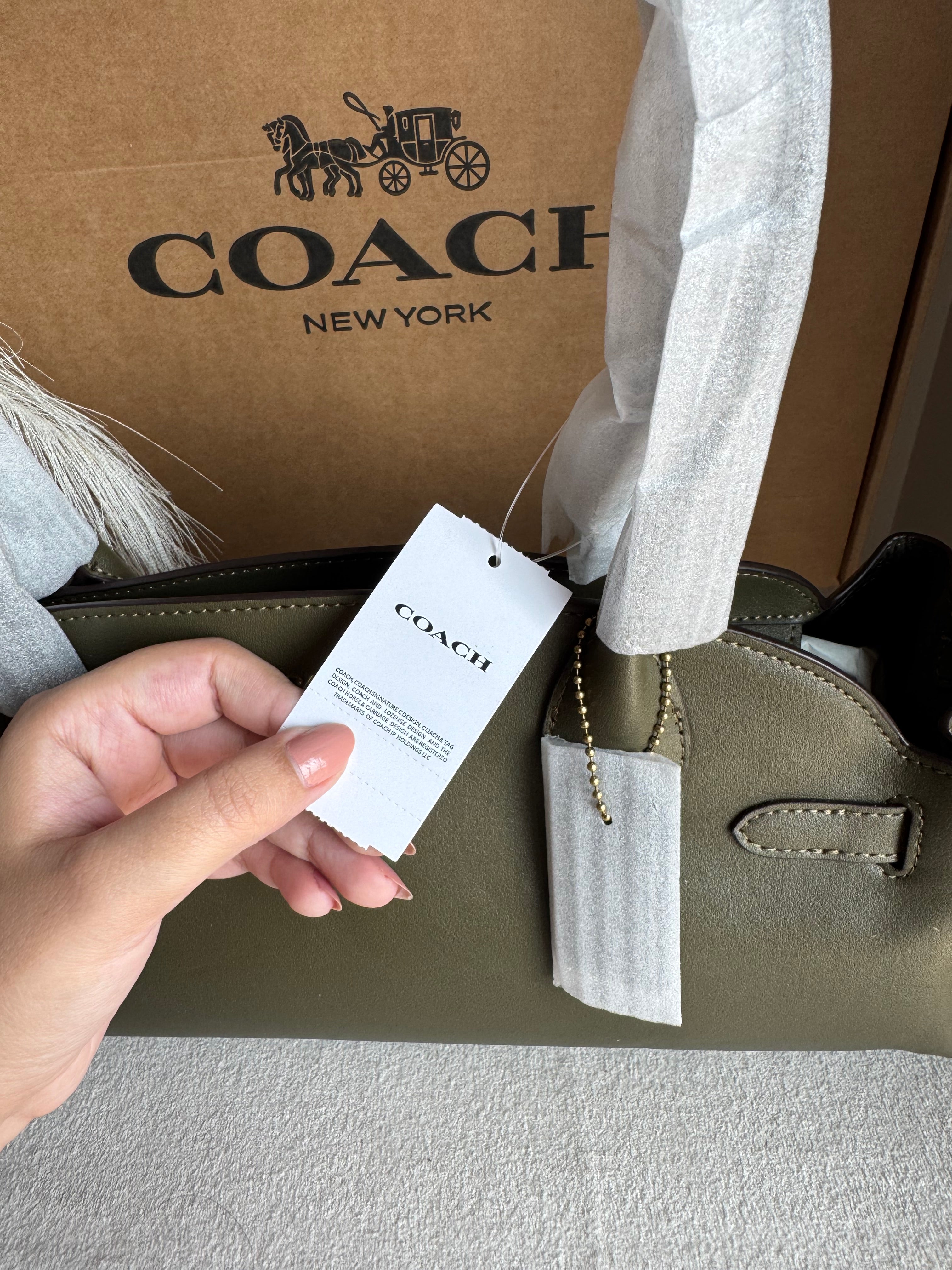 COACH Empire Bag EXTREMELY PREMIUM (Olive Green) - BOX PACKING