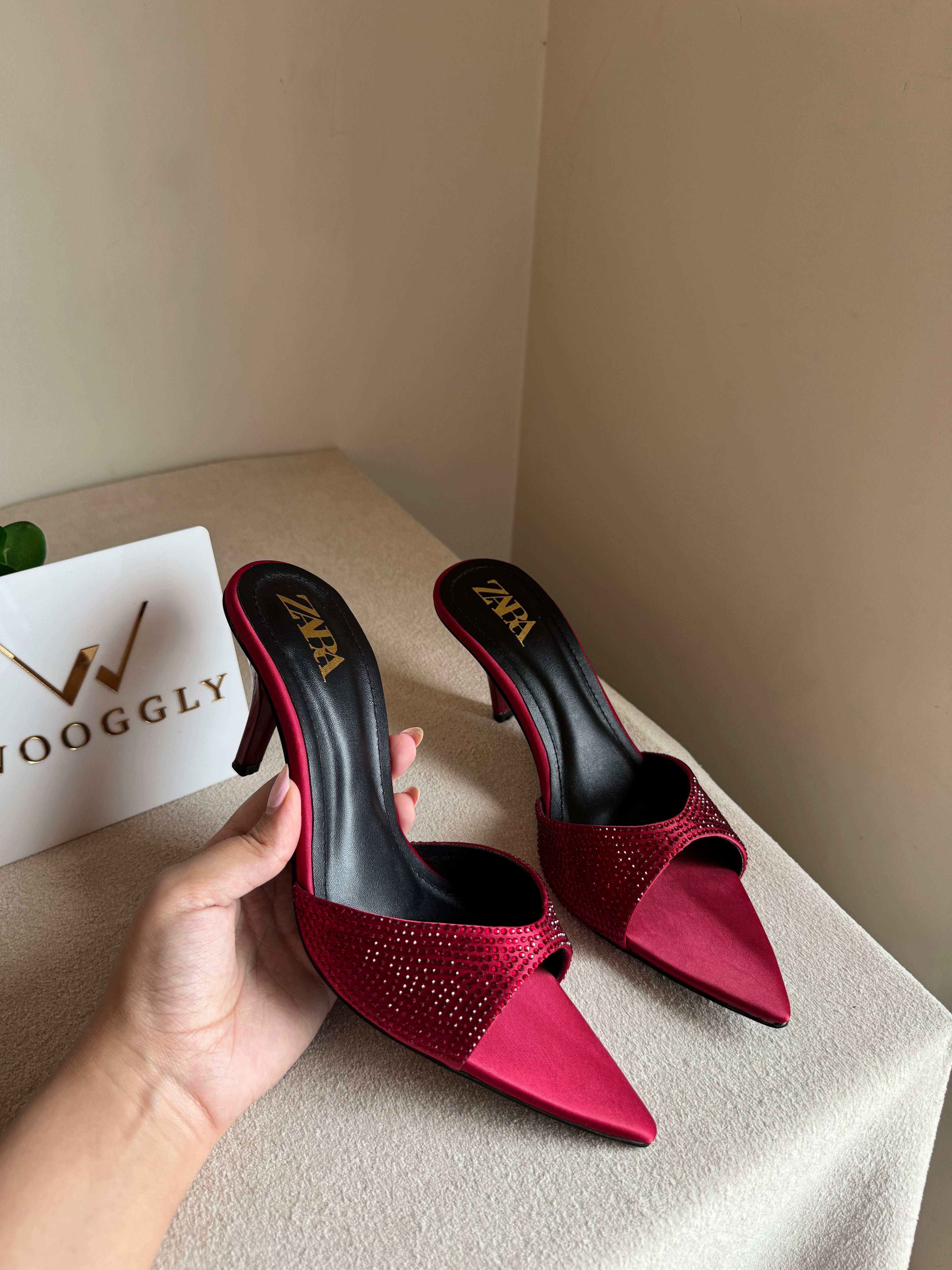 Bling Zara Heels - Red