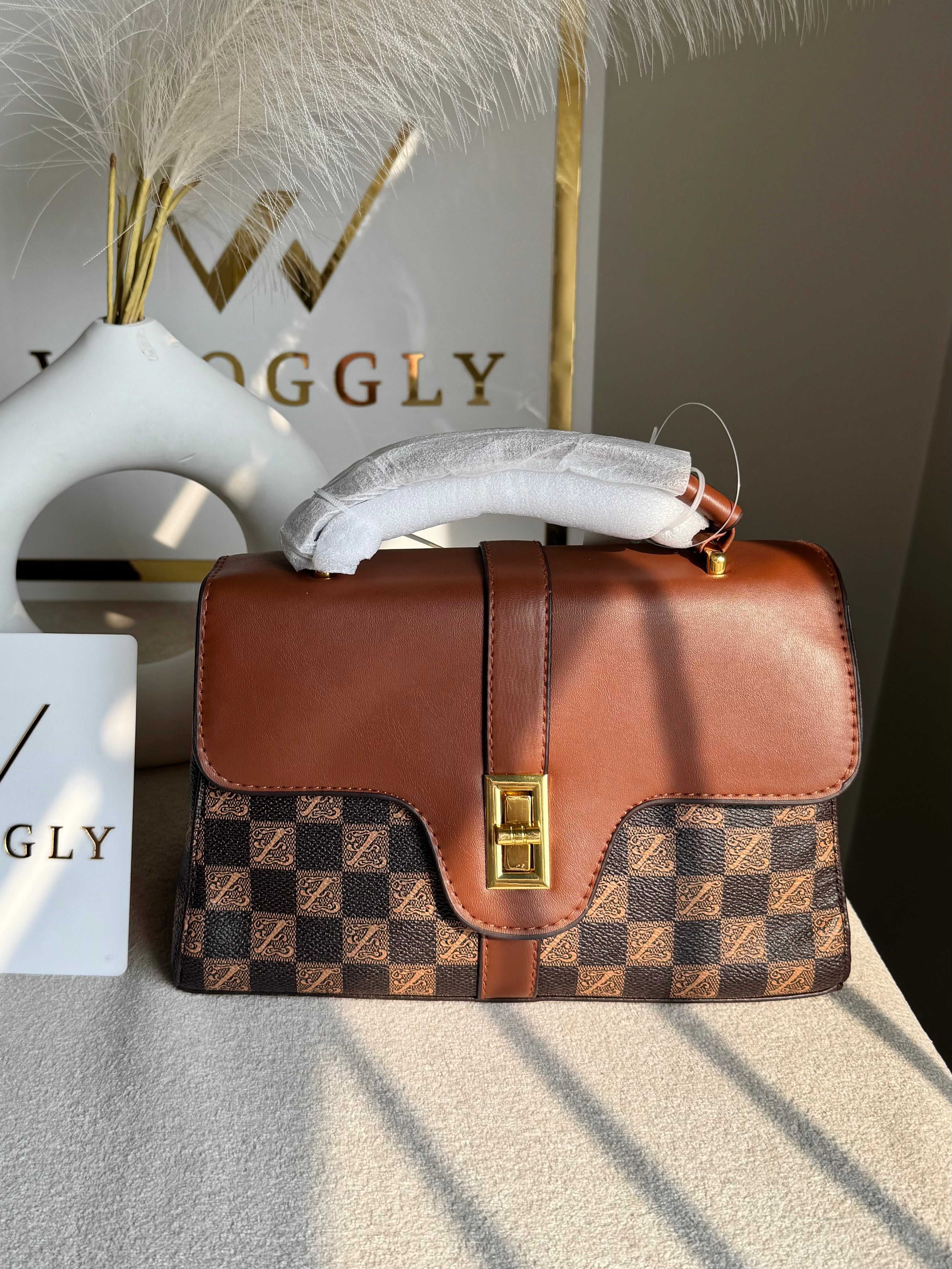 Premium Ella Hand Bag Brown