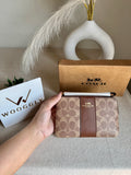 High Quality Wristlet - Canvas Brown