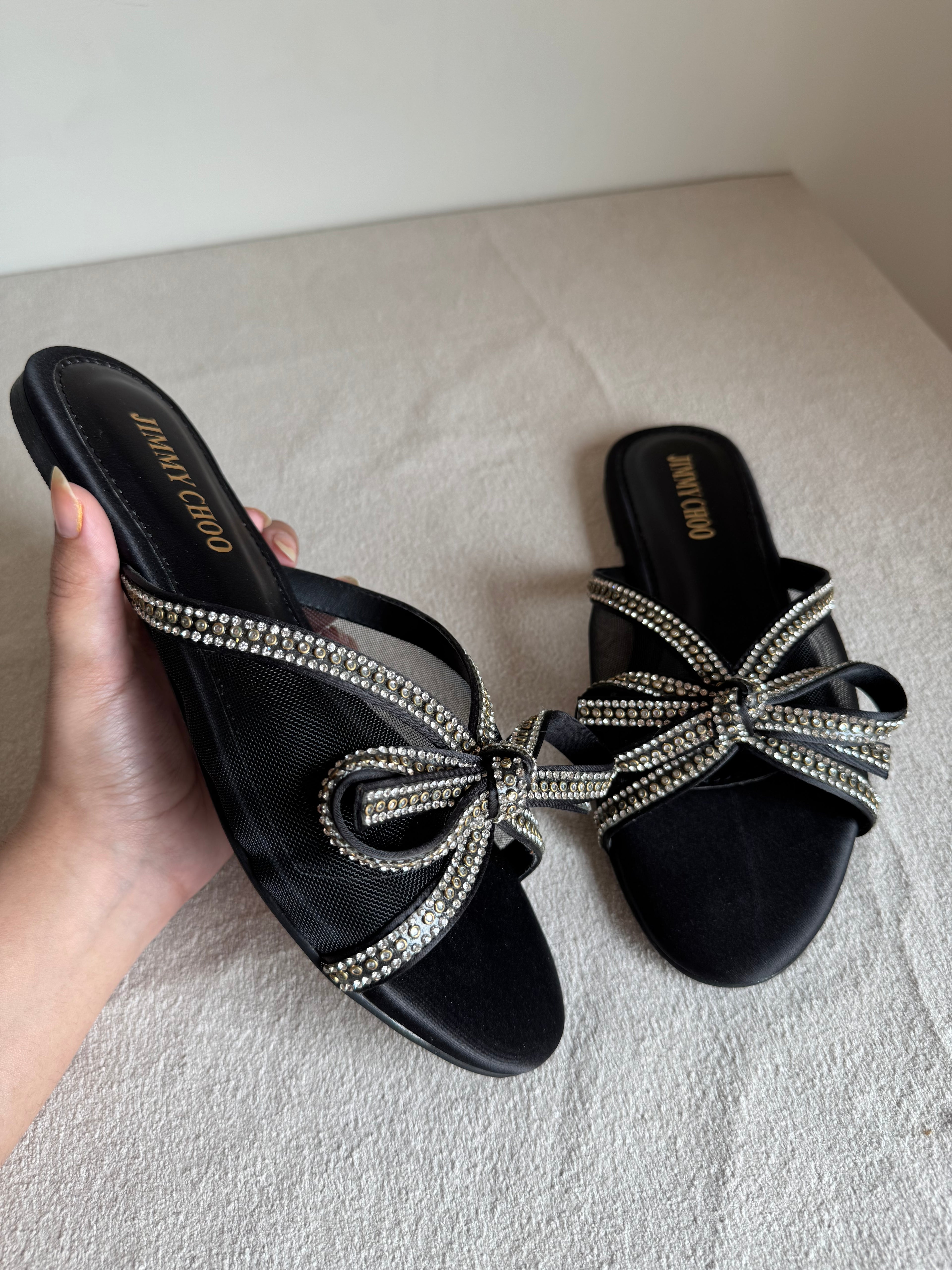 Jimmy Choo Slides - Black