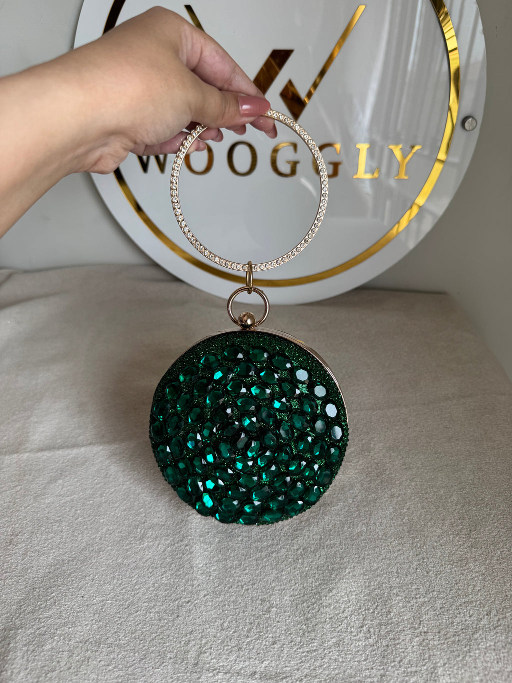 Sugar Plum Clutch - Emerald Green