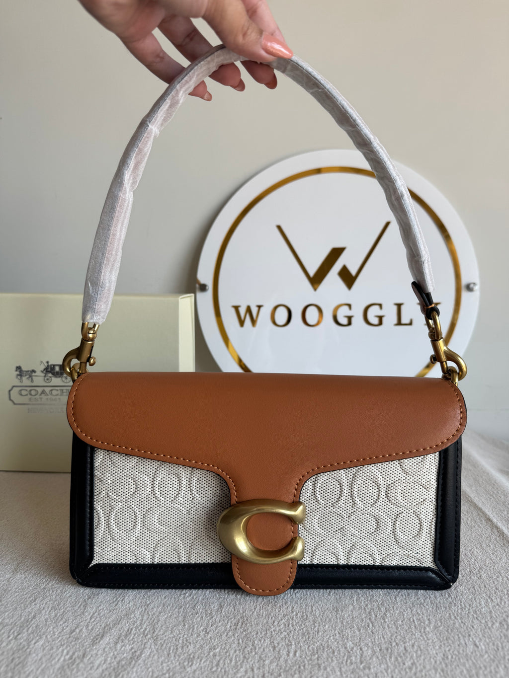 COACH TABBY EXCLUSIVE (Brown & Black) - BOX PACKING