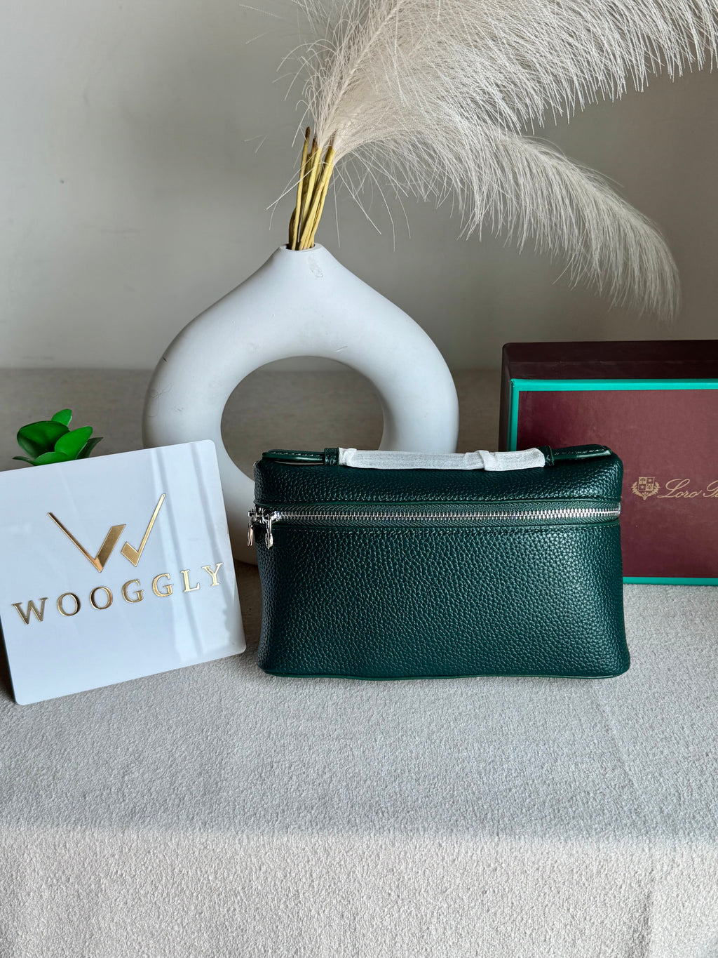 Loro Piana Premium Signature Bag - Green