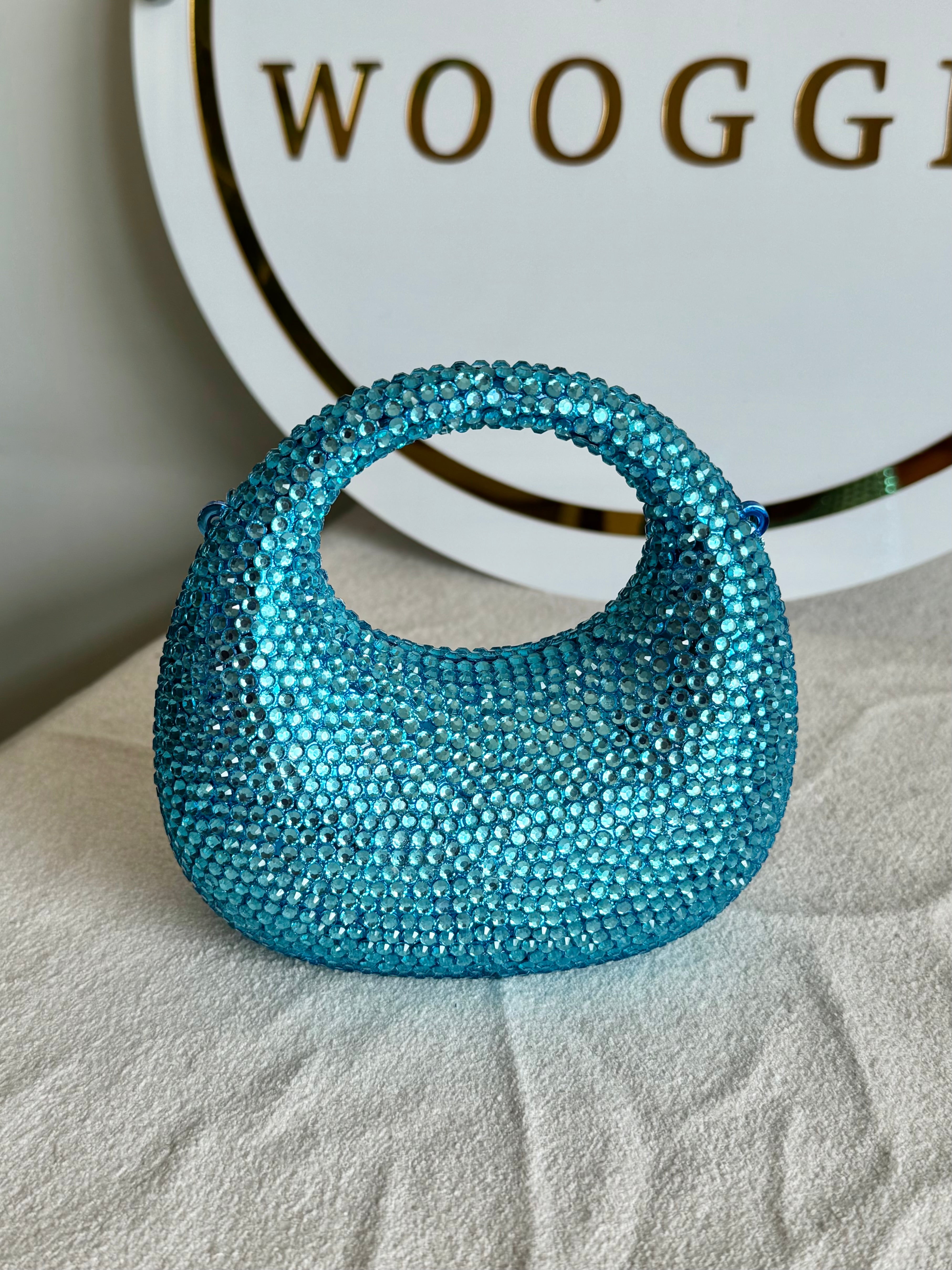 Viral Swarovski Clutch - Mini Blue