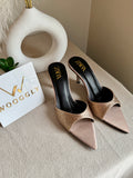 Bling Zara Heels - Beige