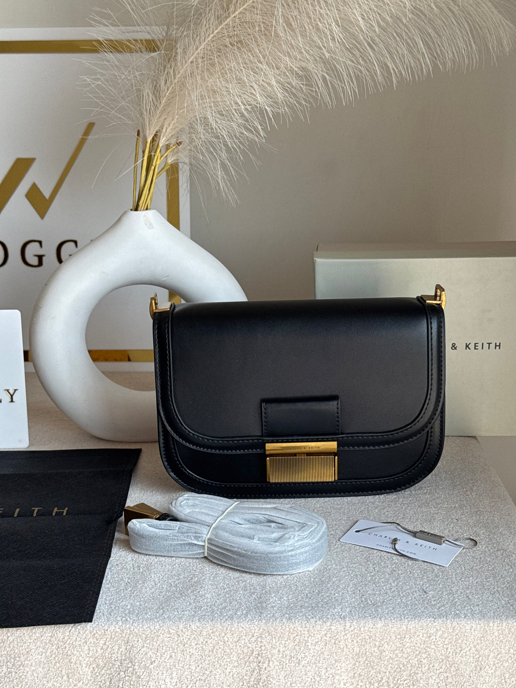 Premium C&K Coco Bag with PROPER PACKING Black