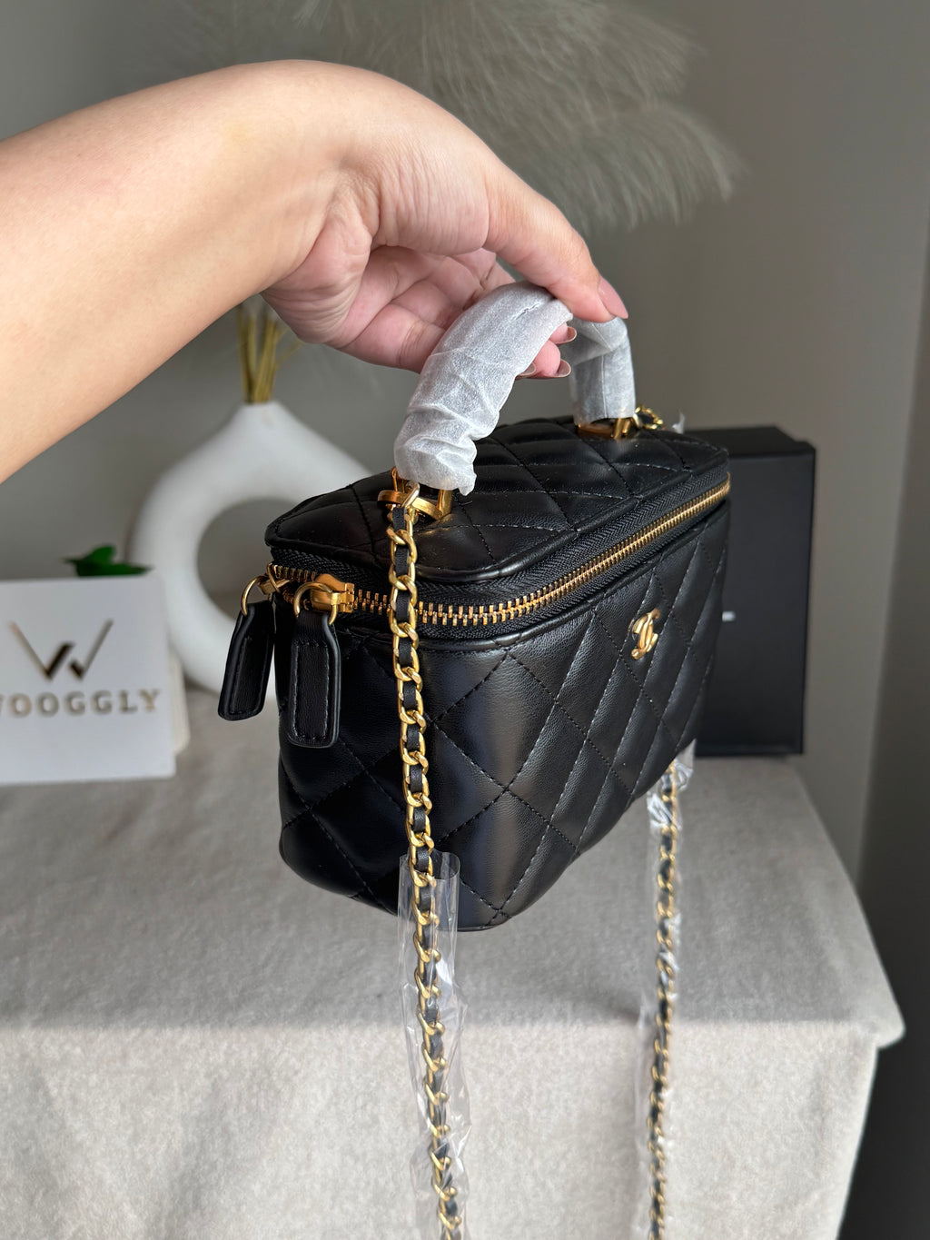 CH Mini Box Bag - Black