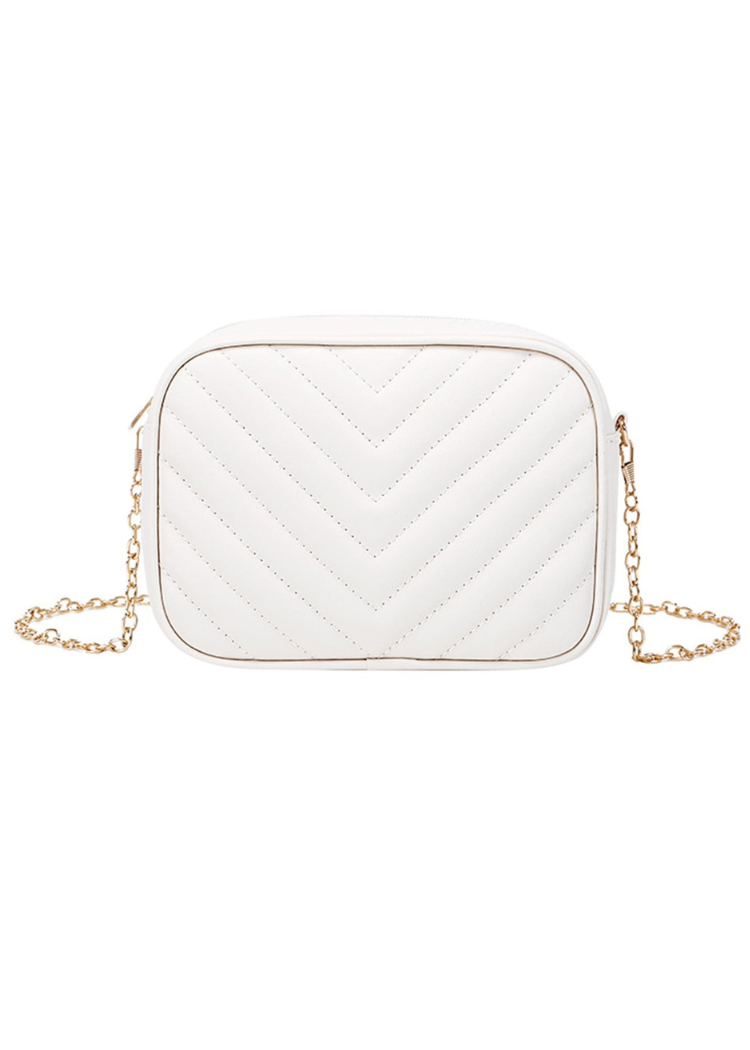 Ella White Crossbody