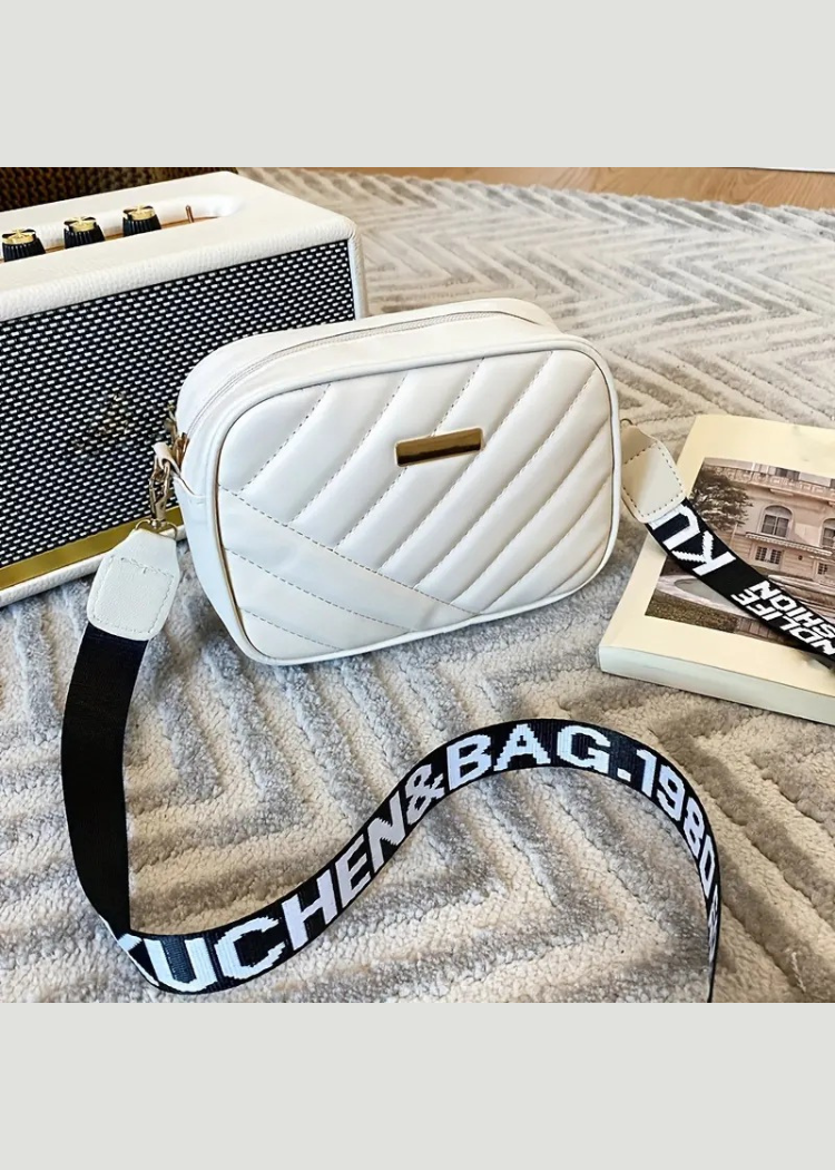 Clara White Crossbody