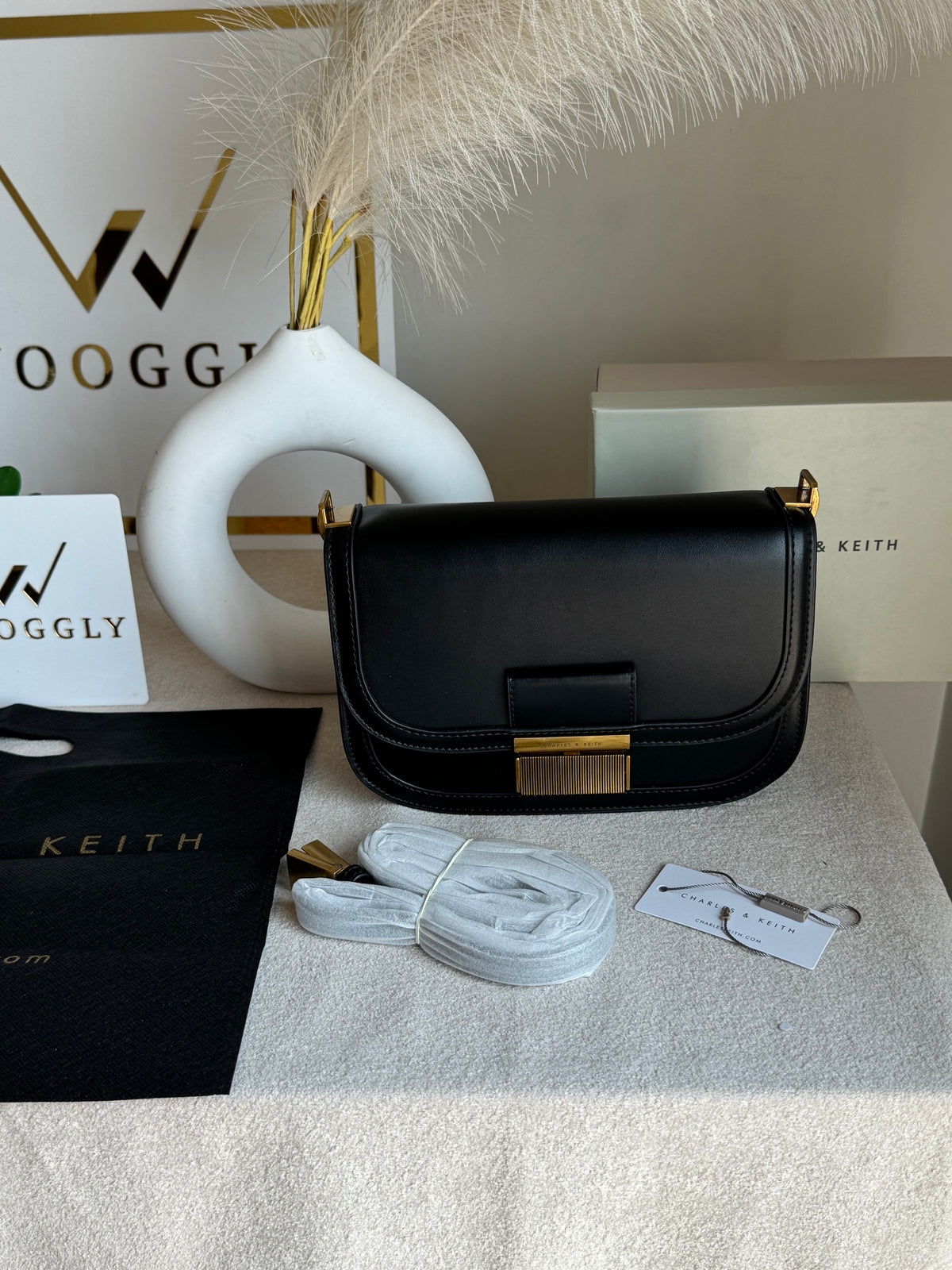Premium C&K Coco Bag with PROPER PACKING Black