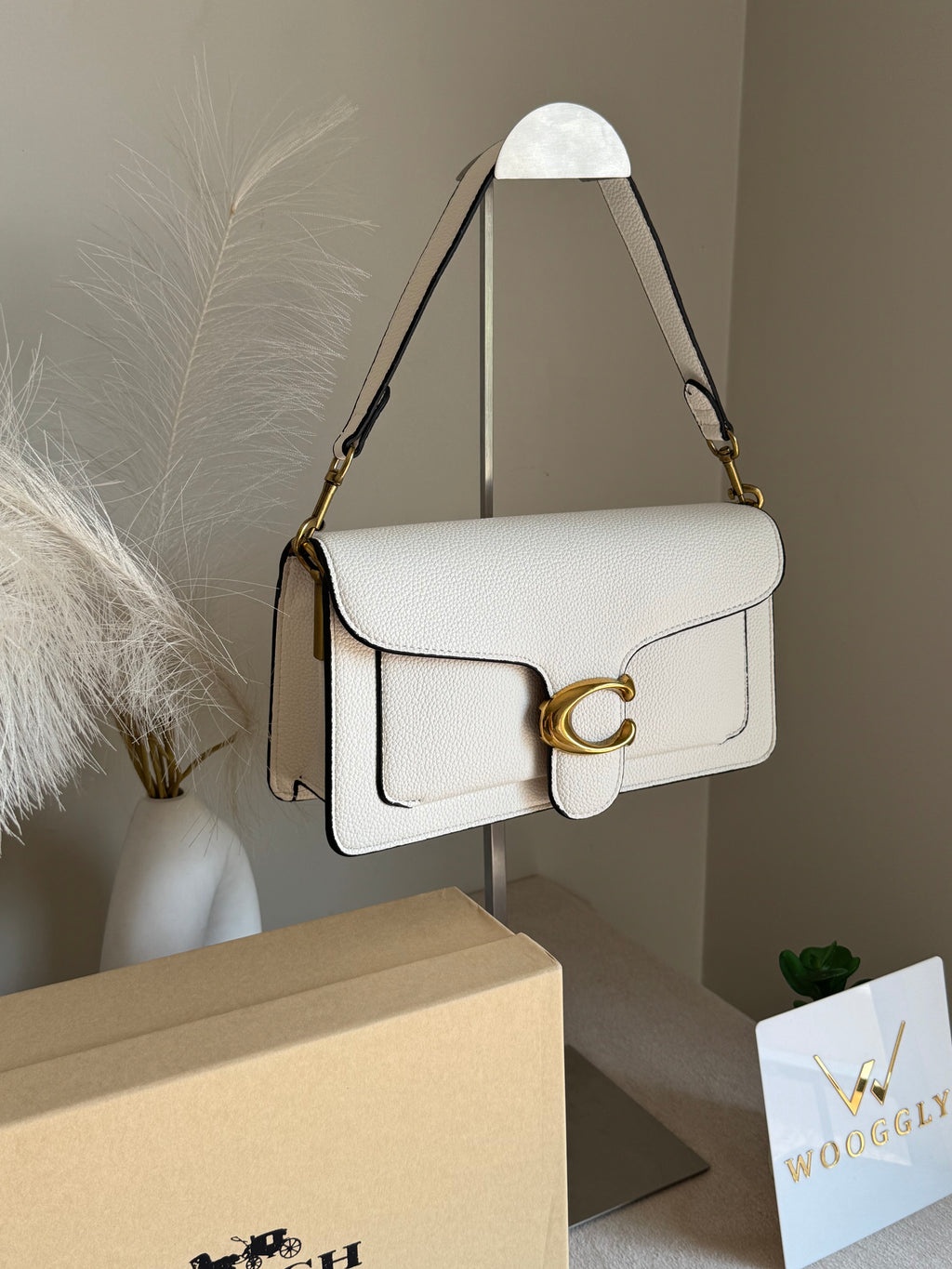 COACH TABBY 26 White Decent Quality - BOX PACKING