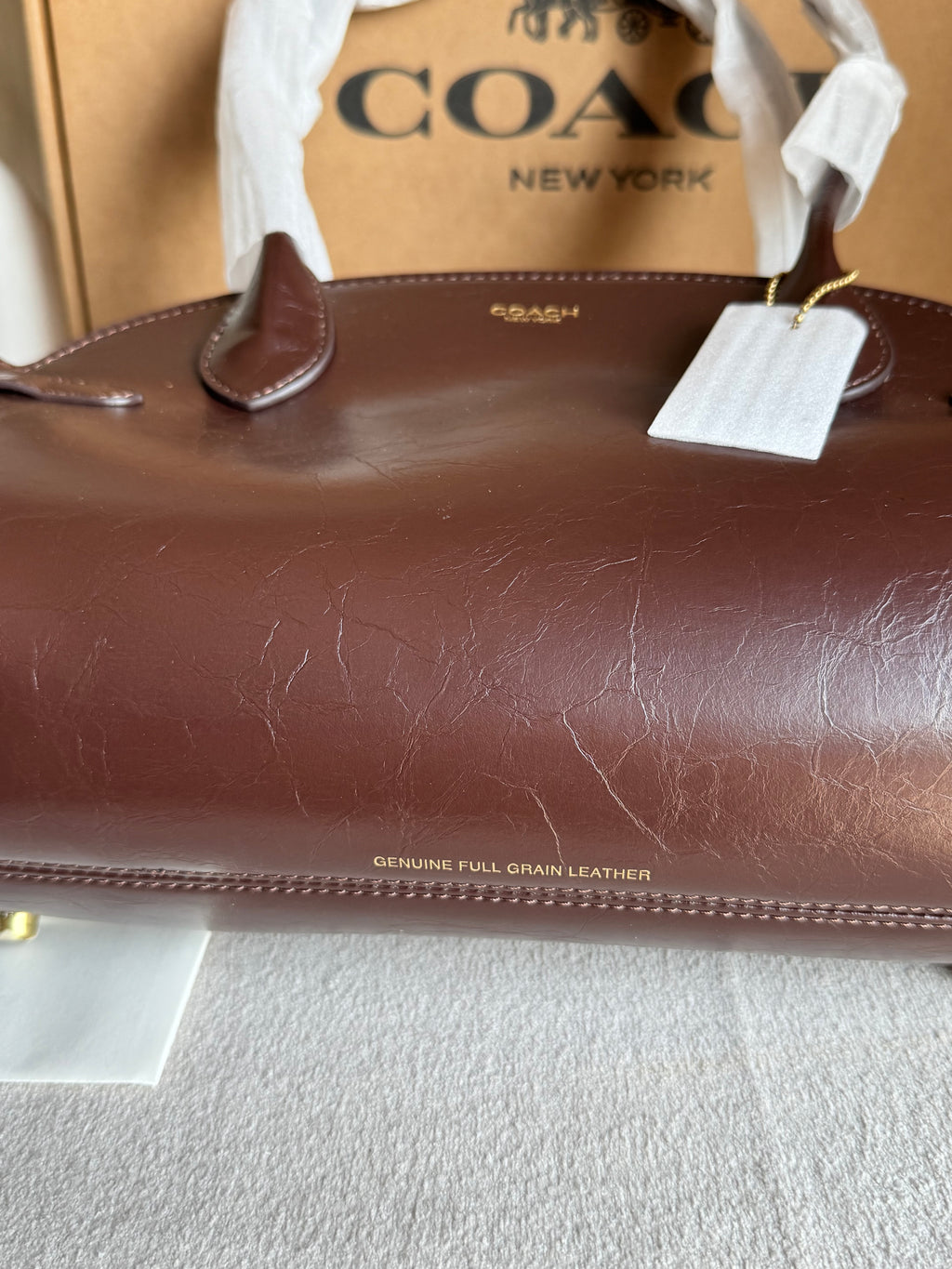 COACH Empire Bag EXTREMELY PREMIUM (Coffee) - BOX PACKING