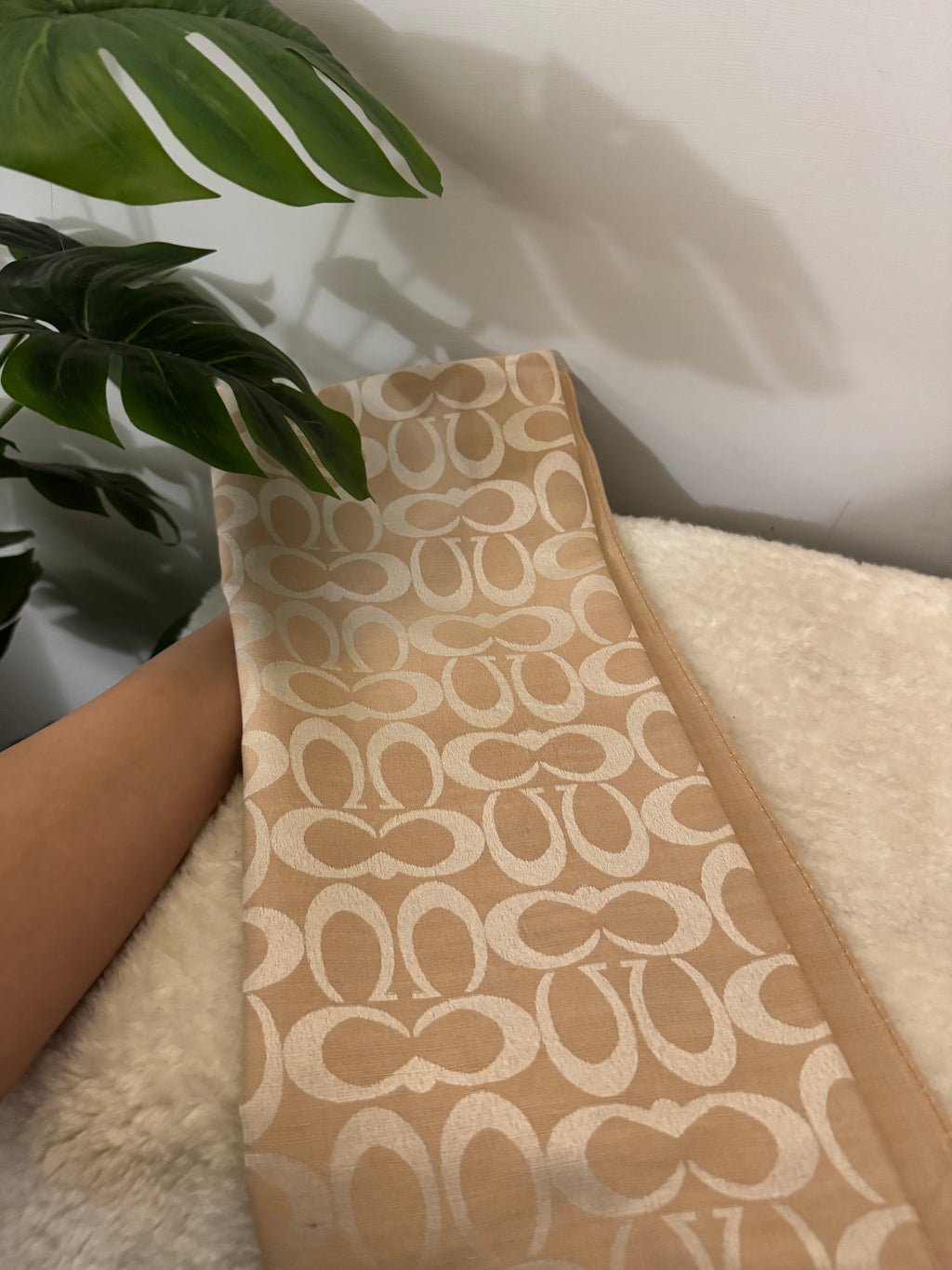 ALL SEASON Coach Branded Stoller - Beige