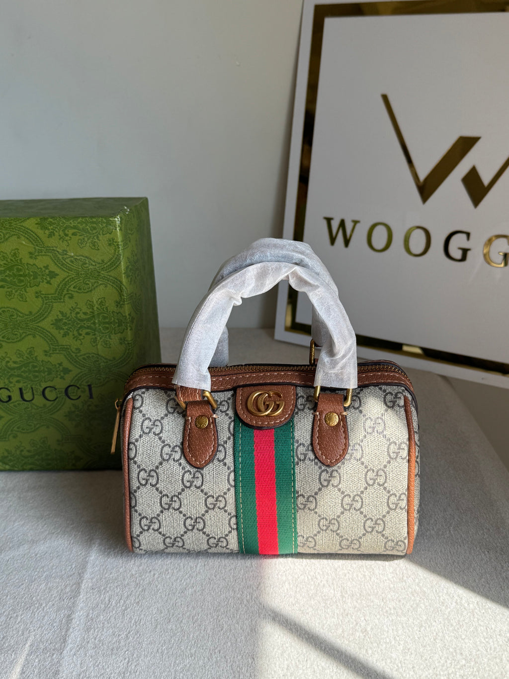 Gucci Mini Duffle Bag - Fall Brown