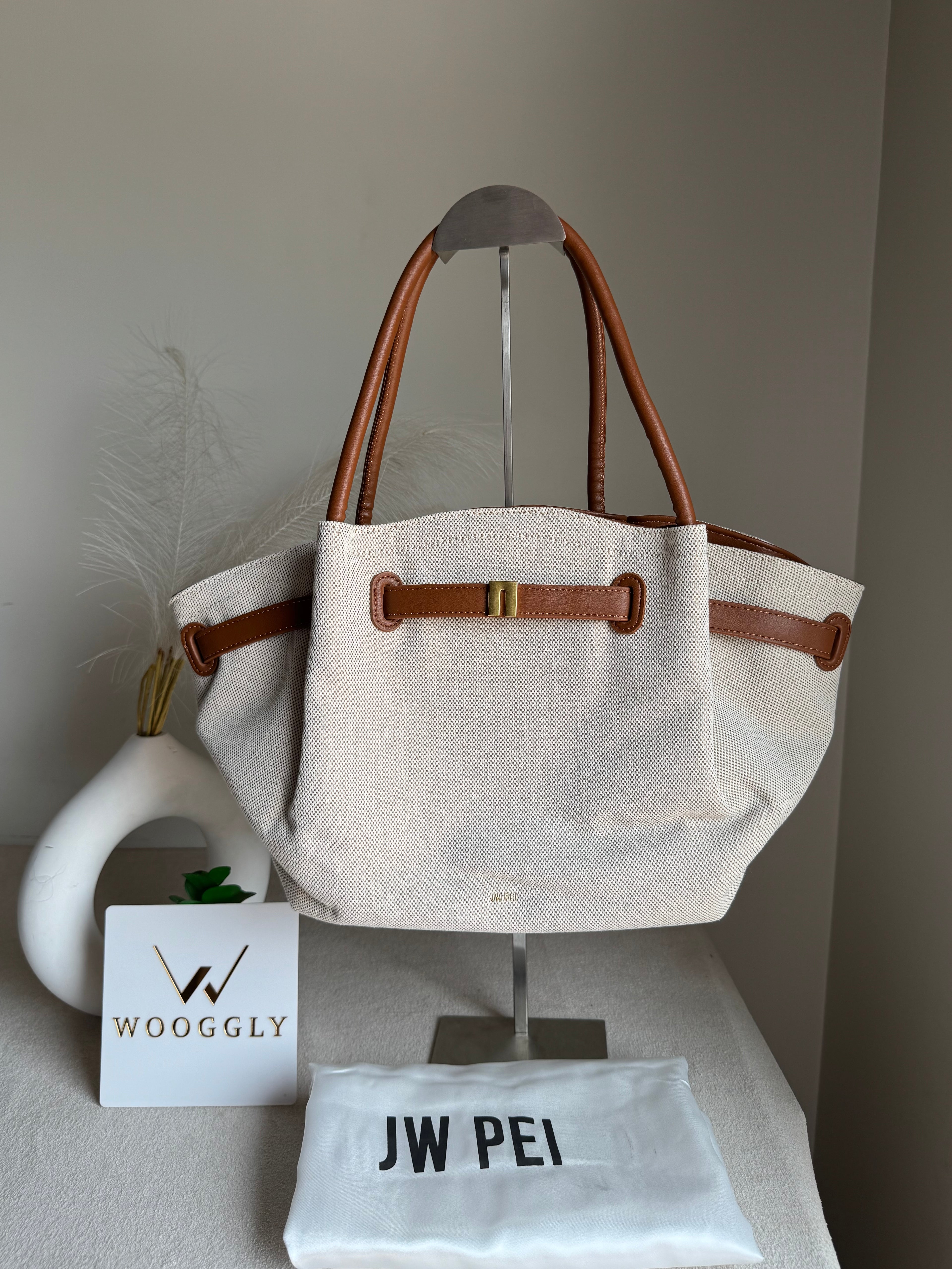 JW PEI Hana Tote Bag - Jute Brown