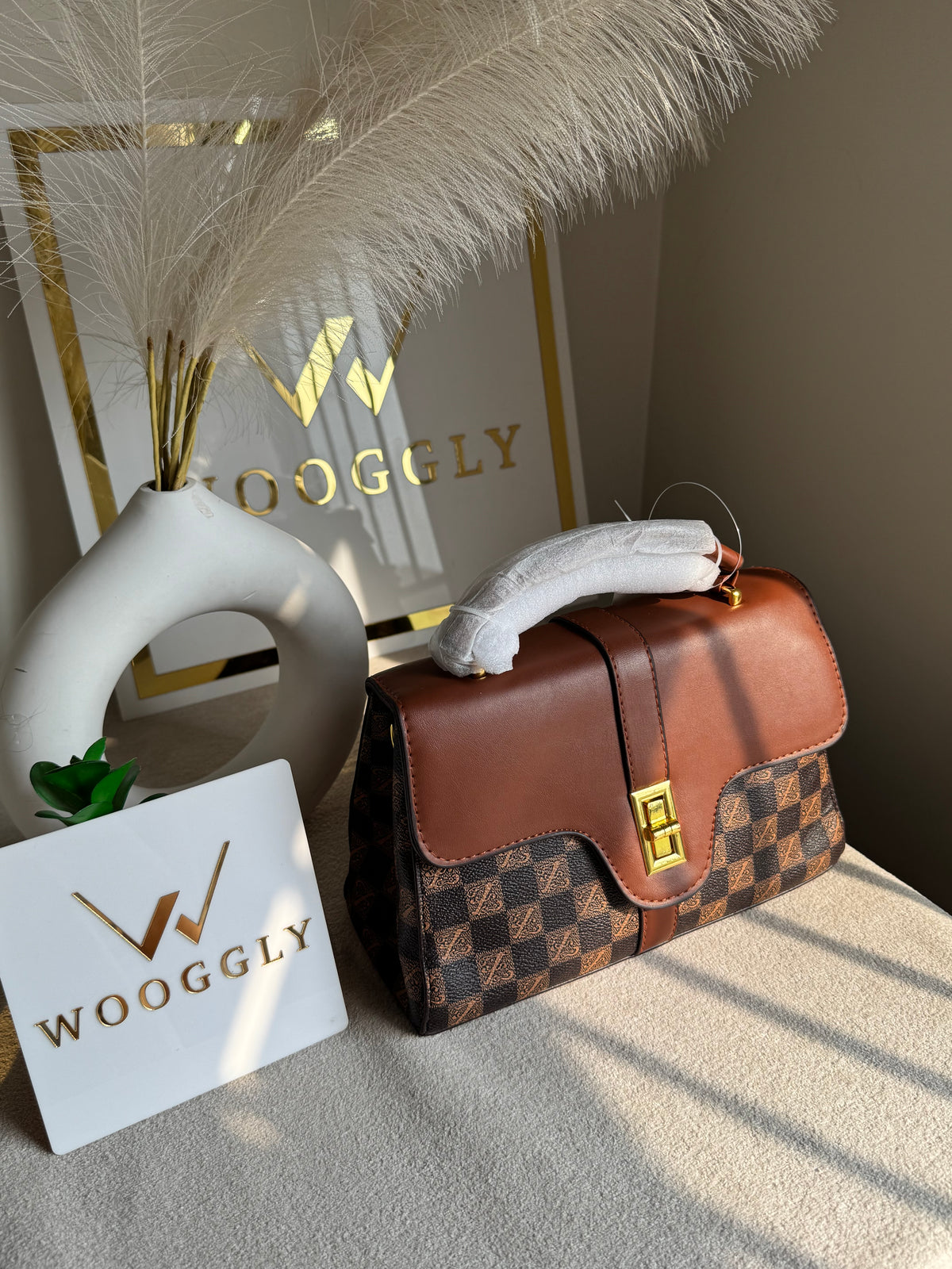 Premium Ella Hand Bag Brown