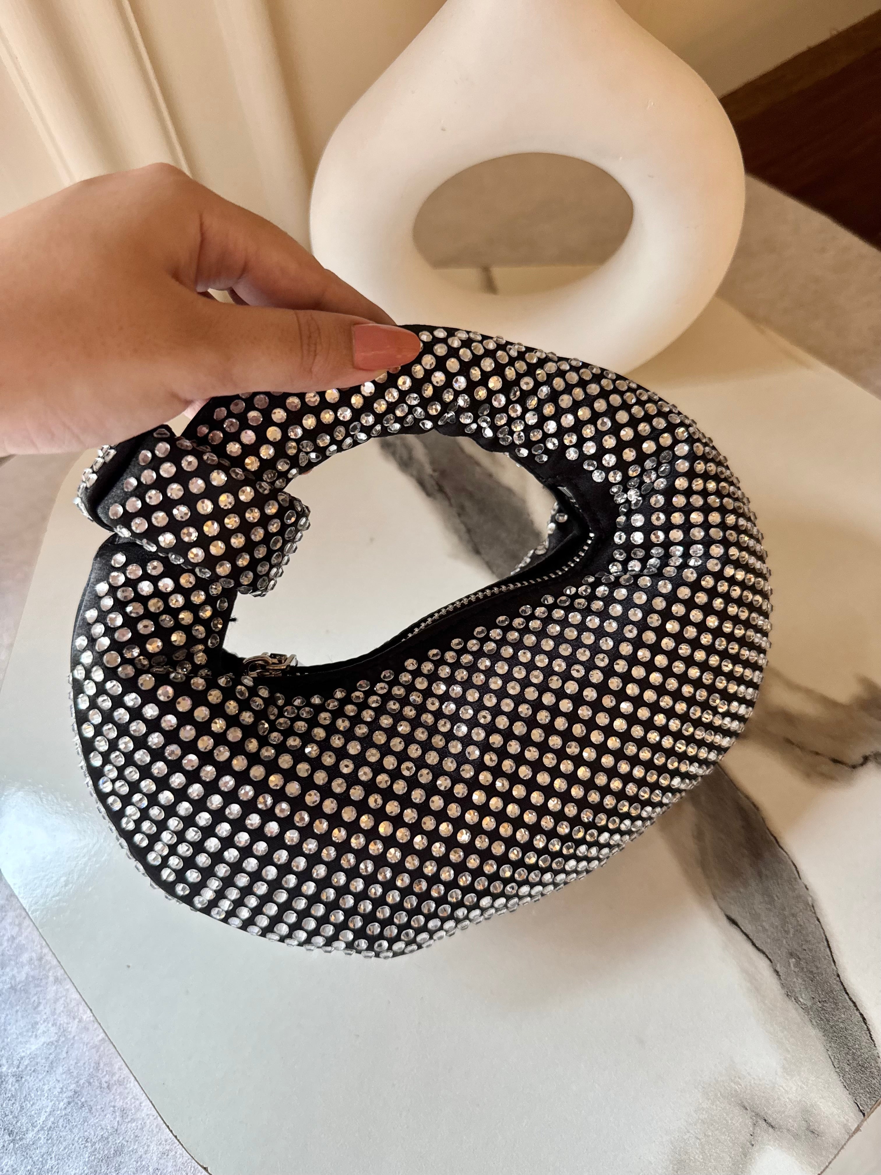 JW PIE Inspired Rhinestone Bag (Crystal)