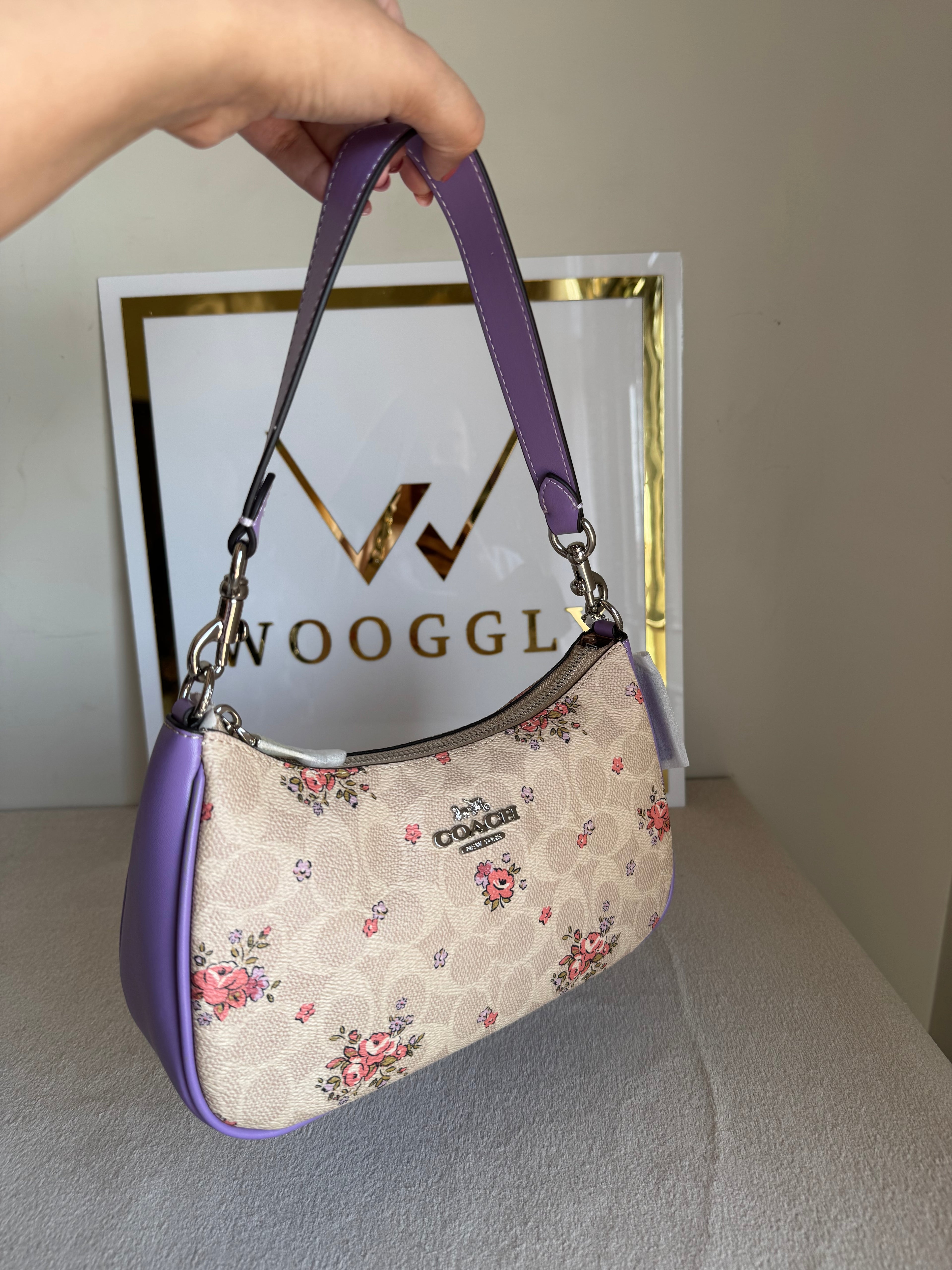 COACH TERI PREMIUM (Floral Lilac) - MAGNETIC BOX PACKING