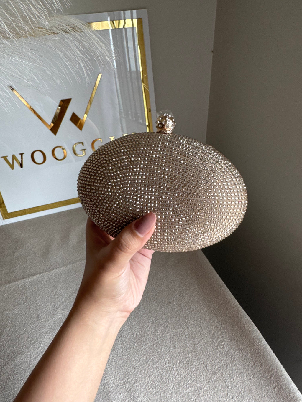 Lyla Clutch - Ivory