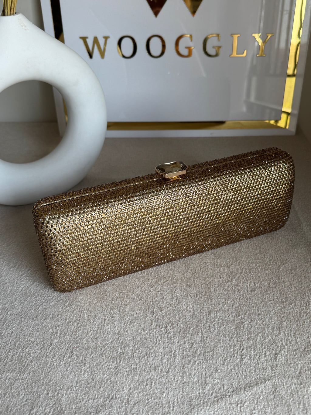 High Quality Élan Clutch - Champagne