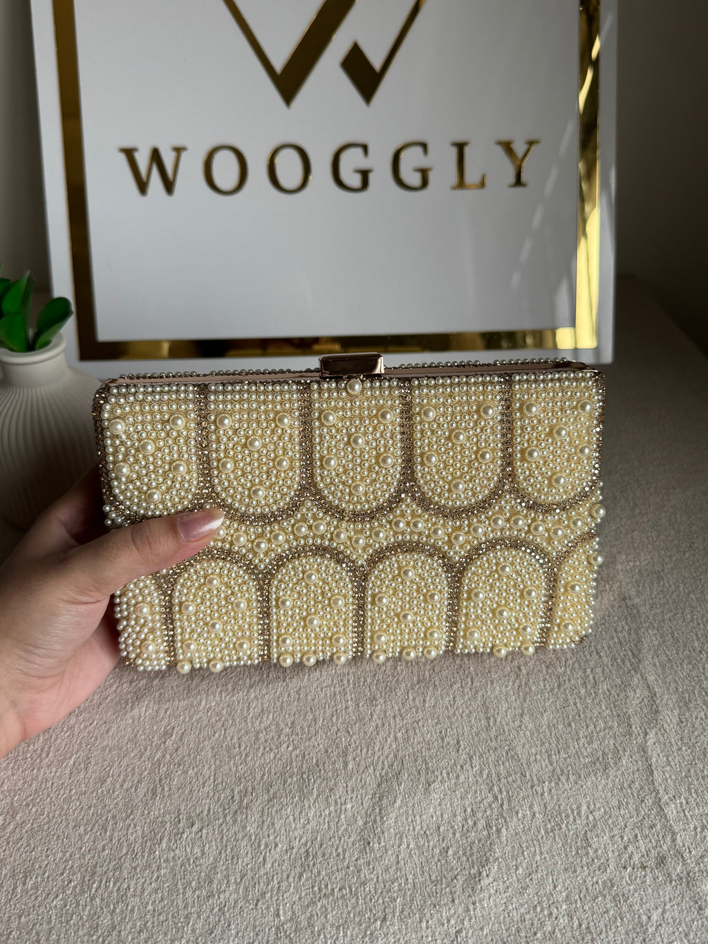 After Hours Pearl Clutch