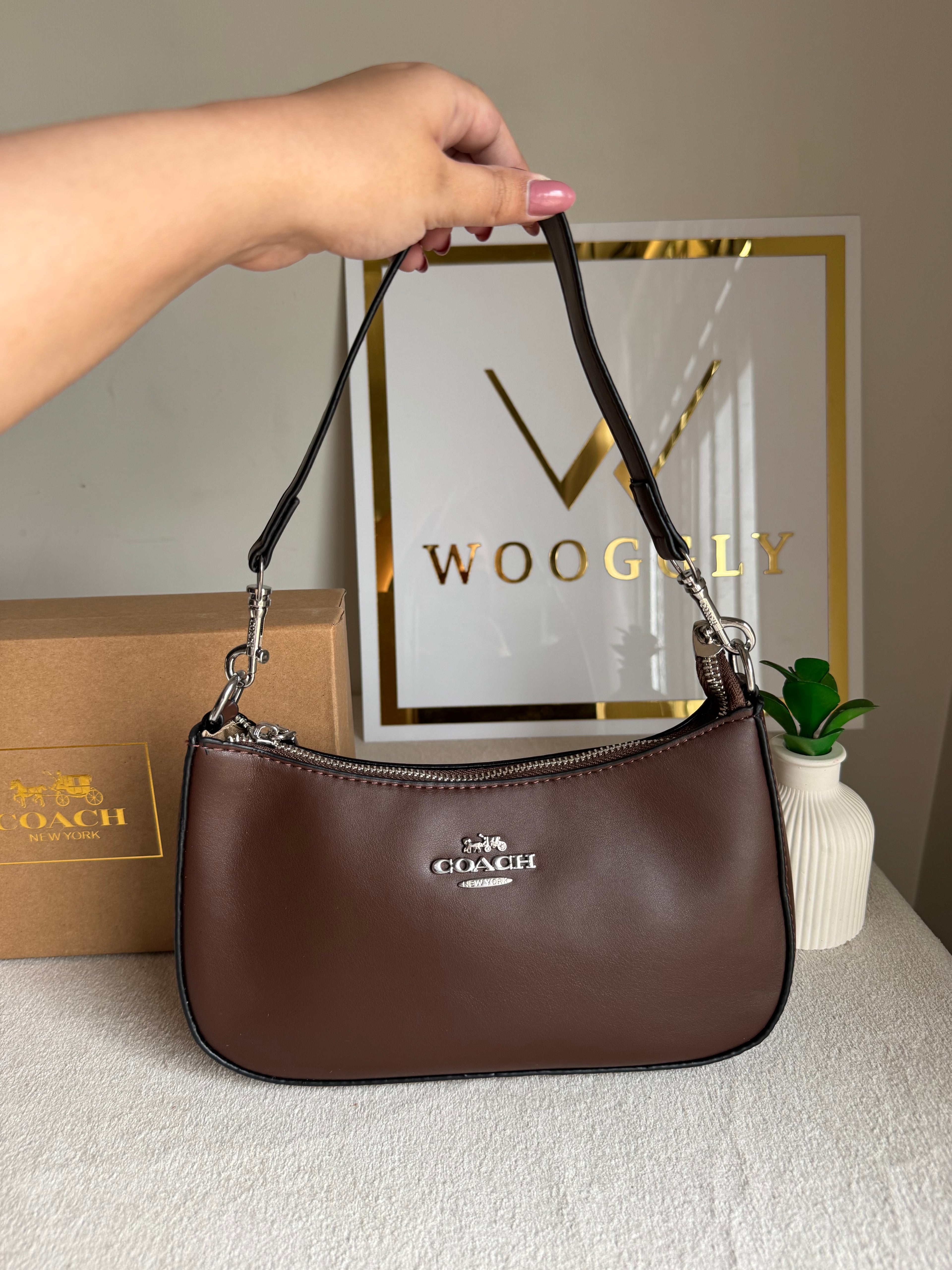 COACH TERI PREMIUM (Chocolate Brown) - BOX PACKING