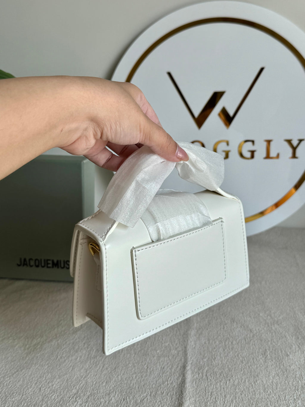 Viral Jacquemus - Small (White) BOX PACKING