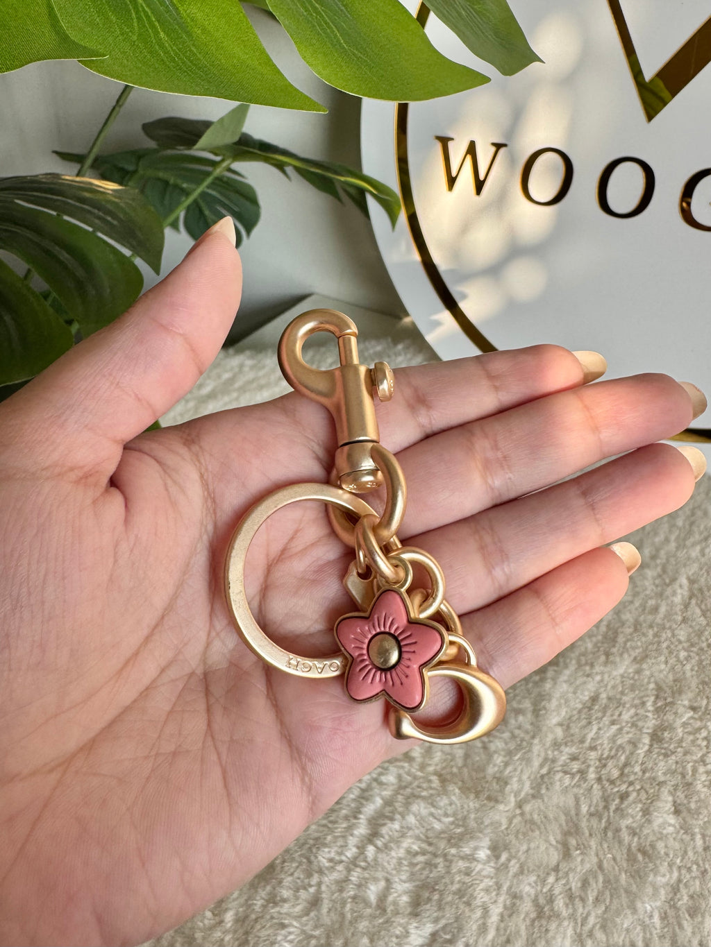 PREMIUM Coach Cute Floral Bag Charm